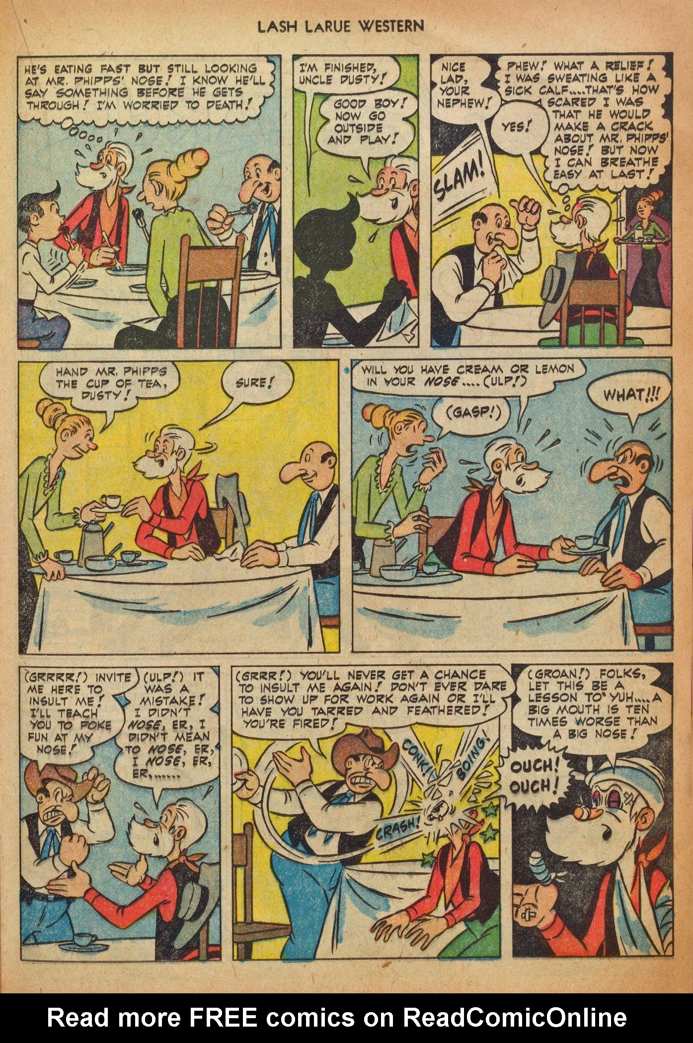 Read online Lash Larue Western (1949) comic -  Issue #41 - 21