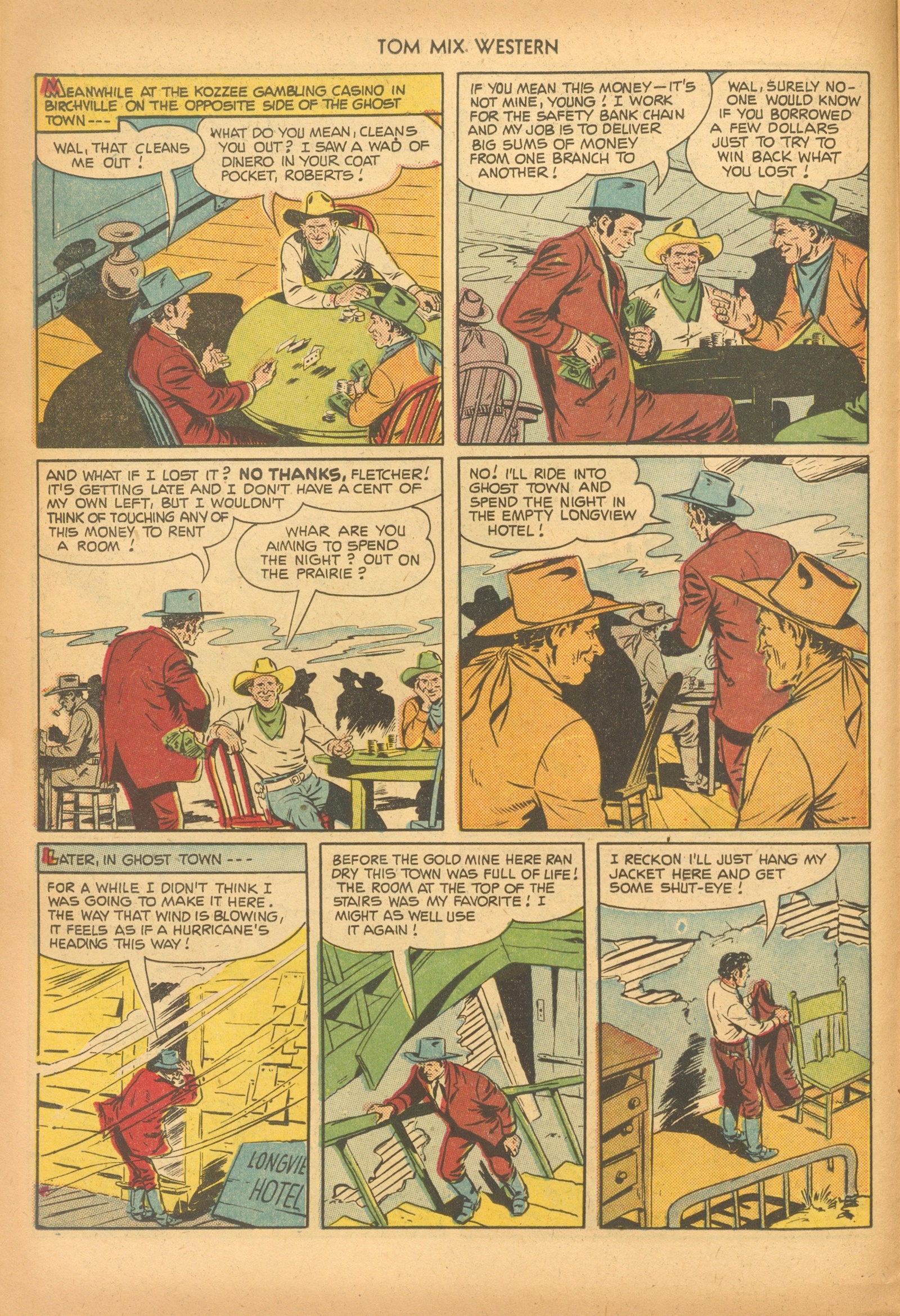 Read online Tom Mix Western (1948) comic -  Issue #44 - 14