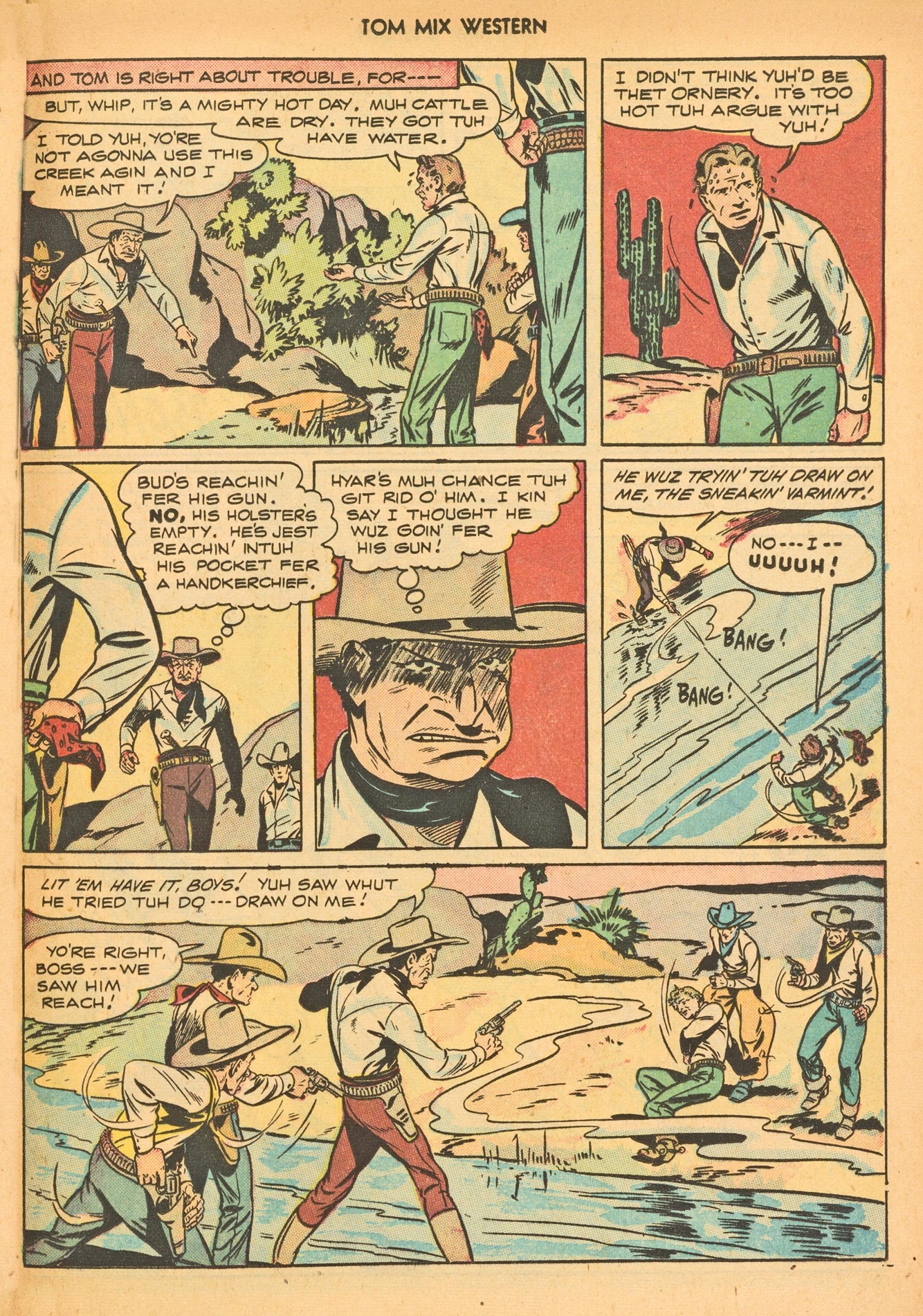 Read online Tom Mix Western (1948) comic -  Issue #3 - 29