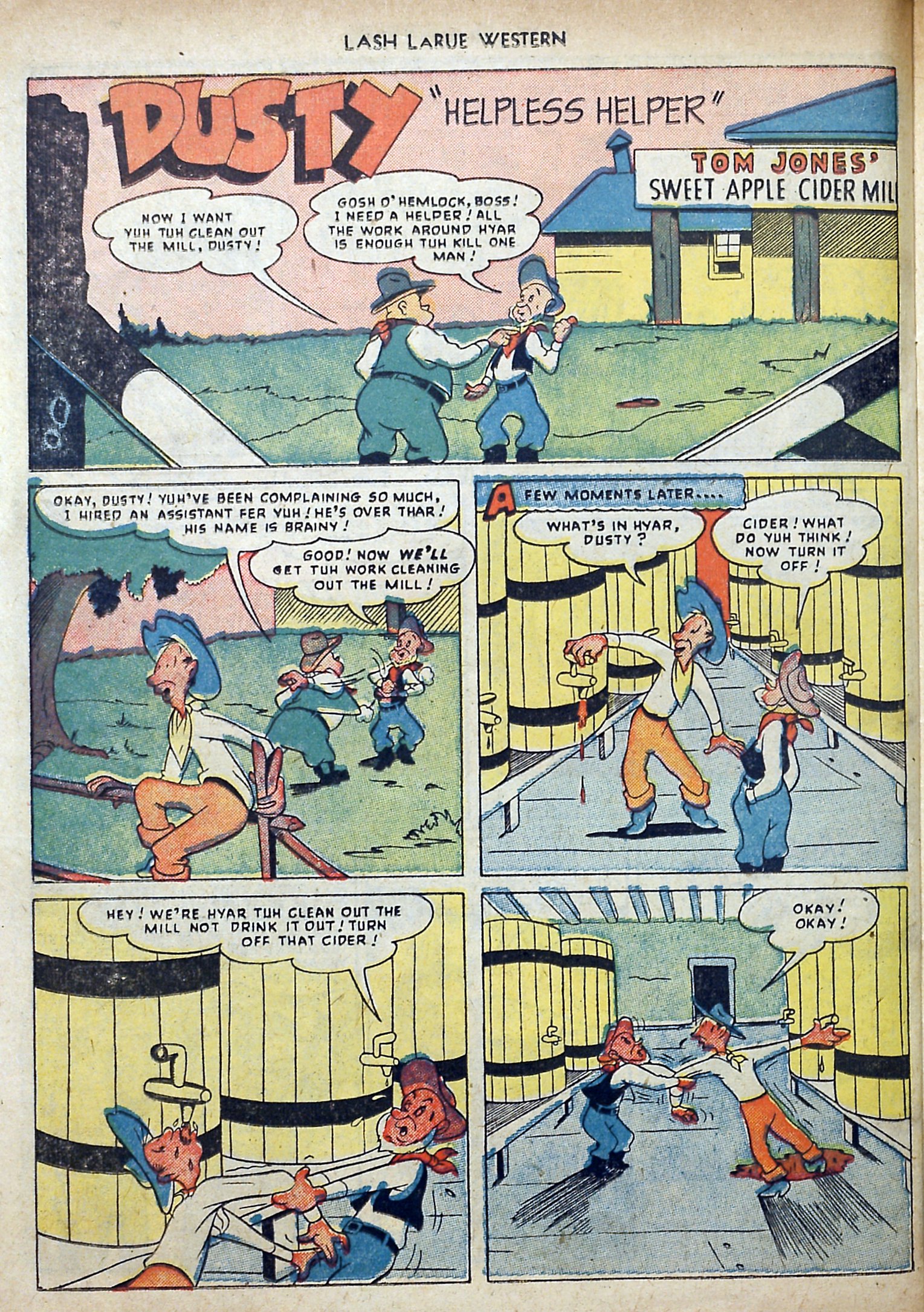 Read online Lash Larue Western (1949) comic -  Issue #3 - 22