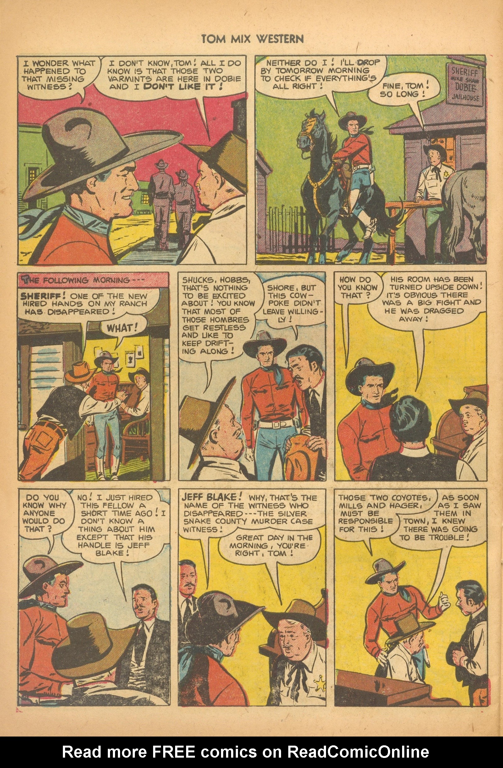 Read online Tom Mix Western (1948) comic -  Issue #56 - 30