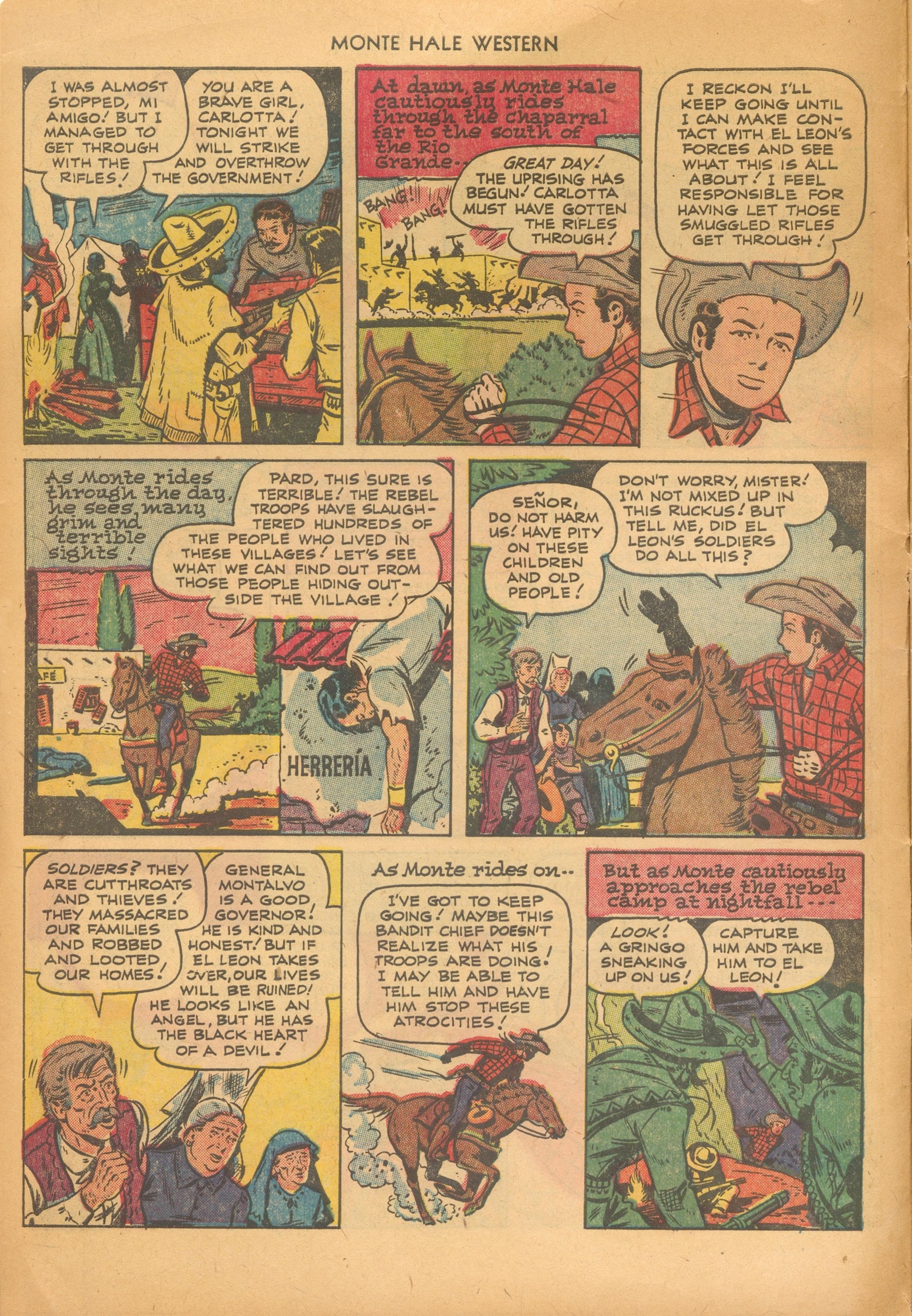 Read online Monte Hale Western comic -  Issue #72 - 6