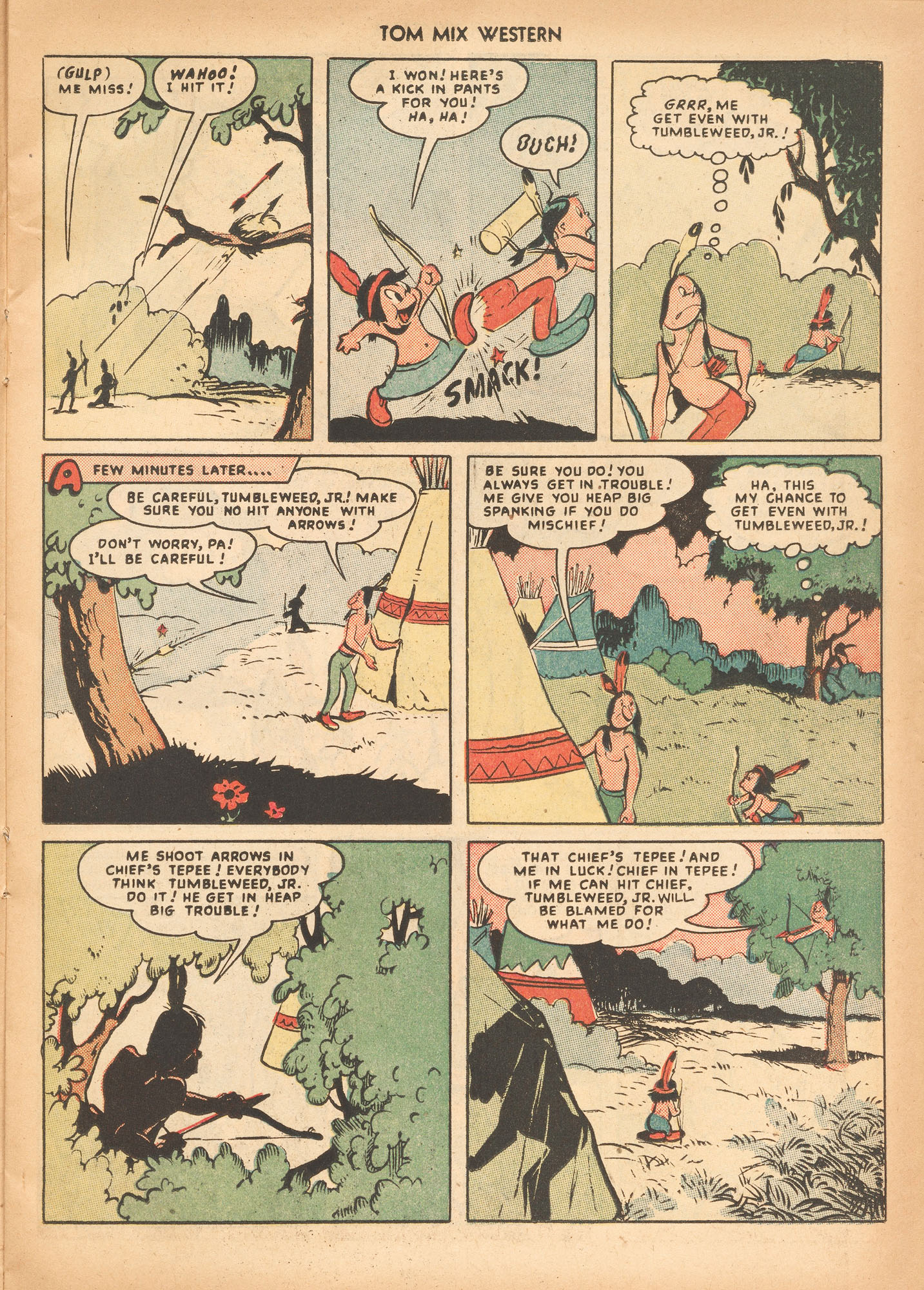 Read online Tom Mix Western (1948) comic -  Issue #23 - 23