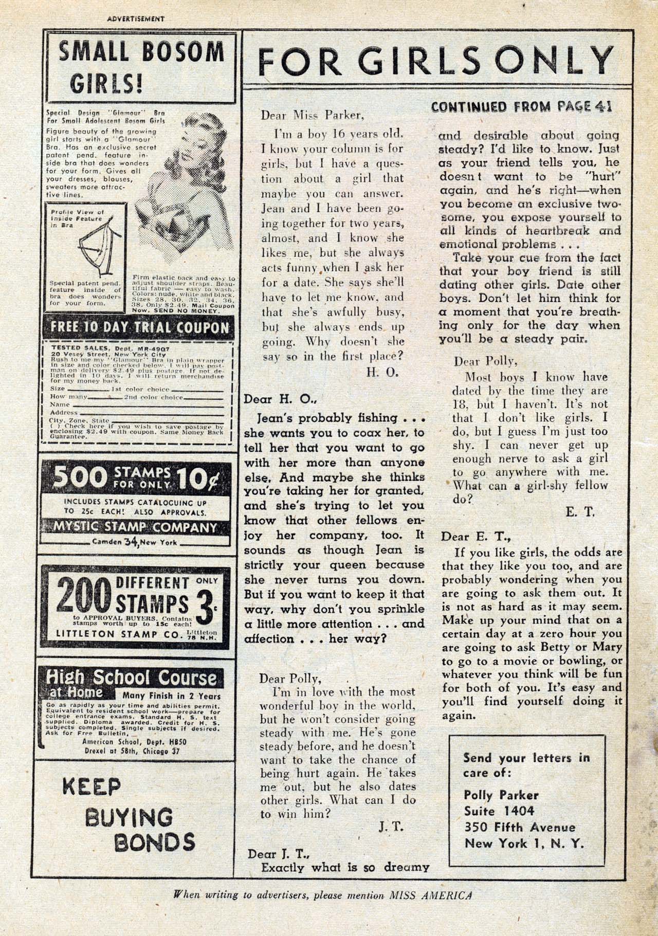 Read online Miss America Magazine comic -  Issue #57 - 47