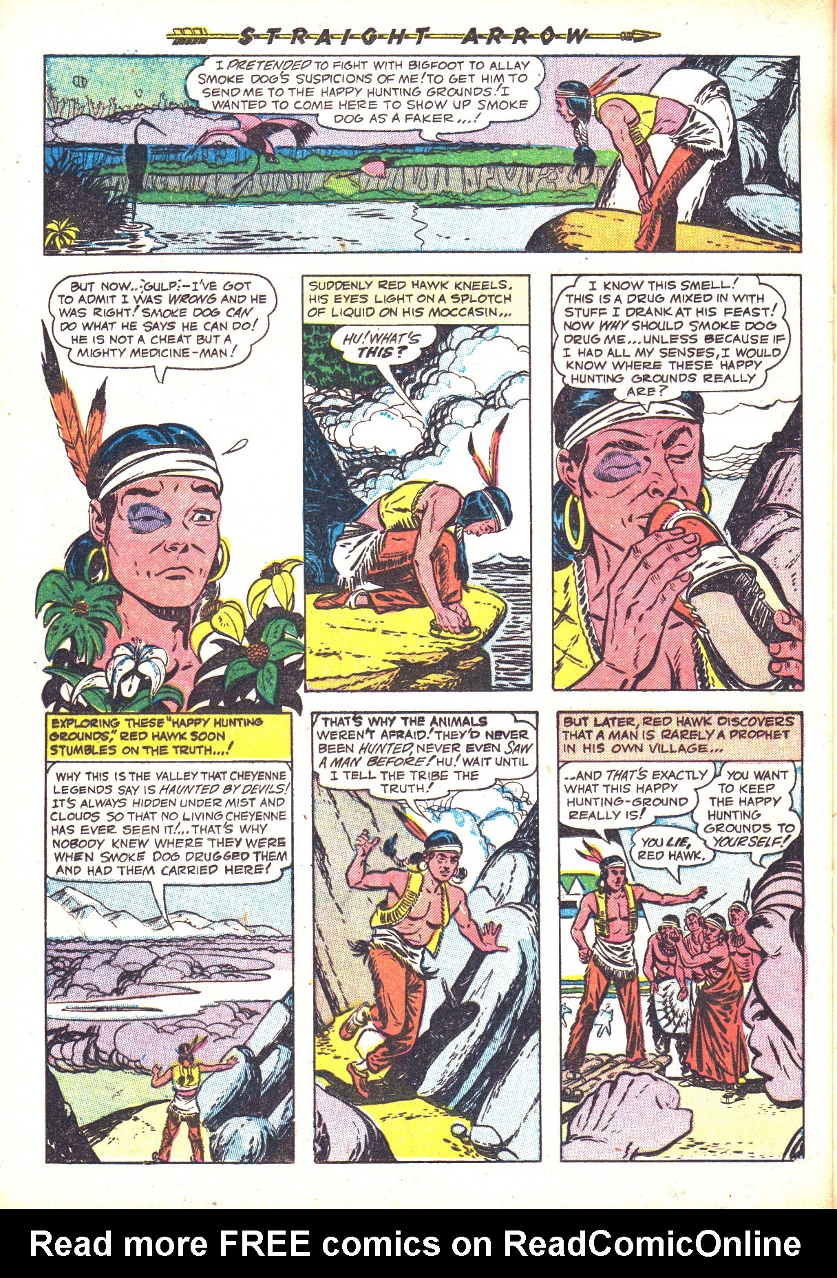 Read online Straight Arrow comic -  Issue #36 - 24