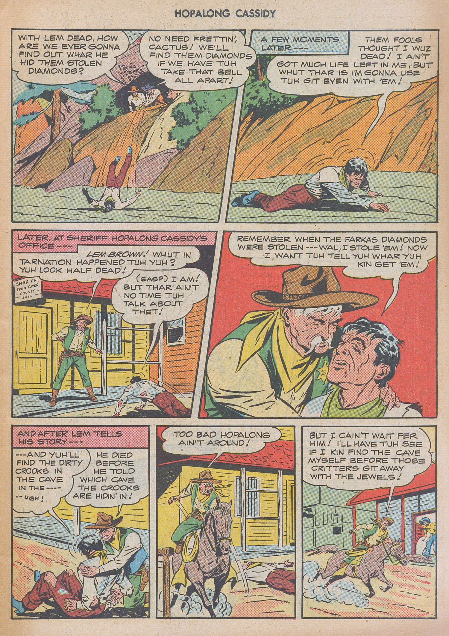 Read online Hopalong Cassidy comic -  Issue #18 - 7