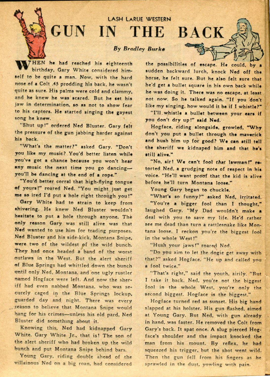 Read online Lash Larue Western (1949) comic -  Issue #9 - 24