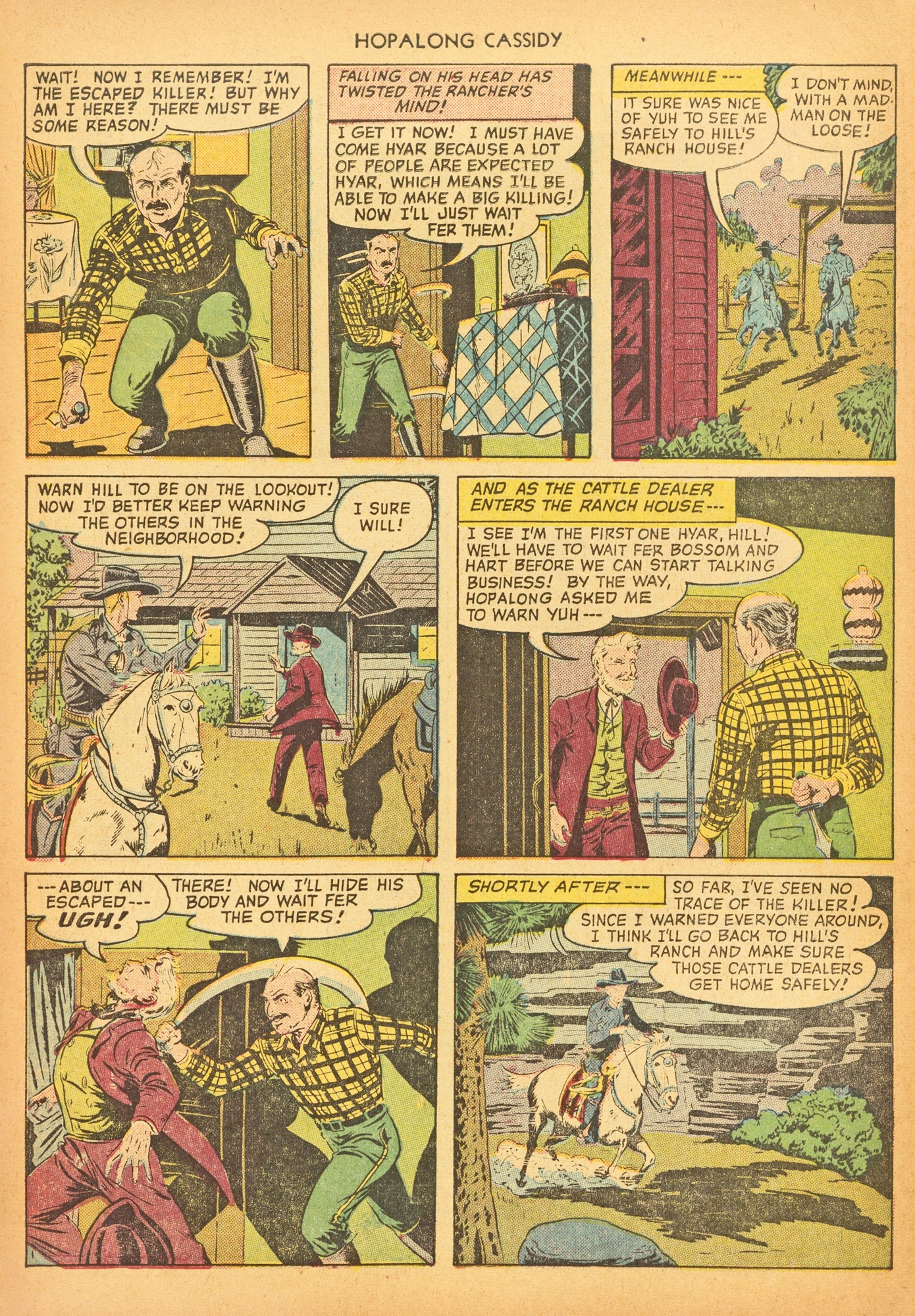 Read online Hopalong Cassidy comic -  Issue #54 - 46