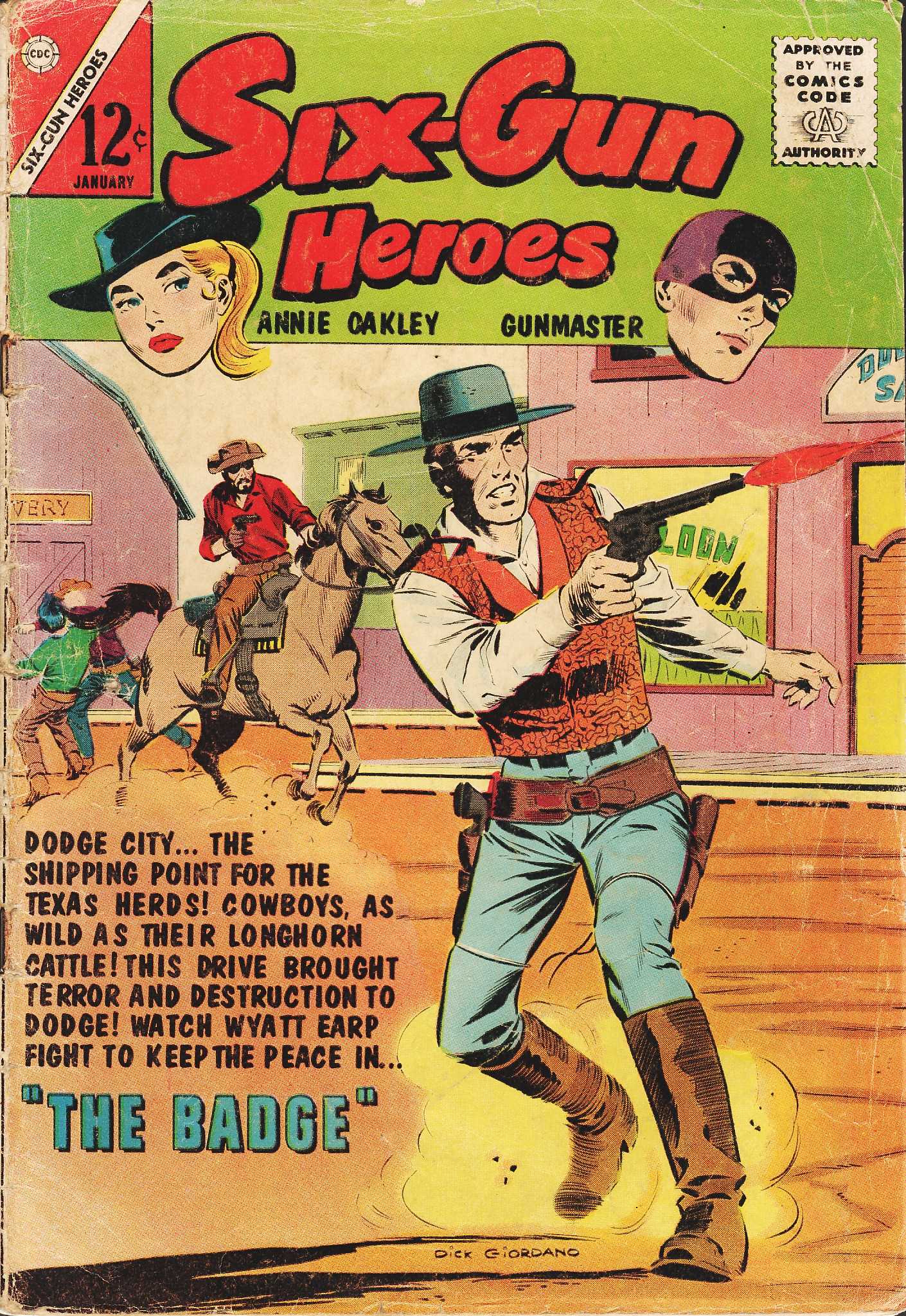 Read online Six-Gun Heroes comic -  Issue #72 - 1
