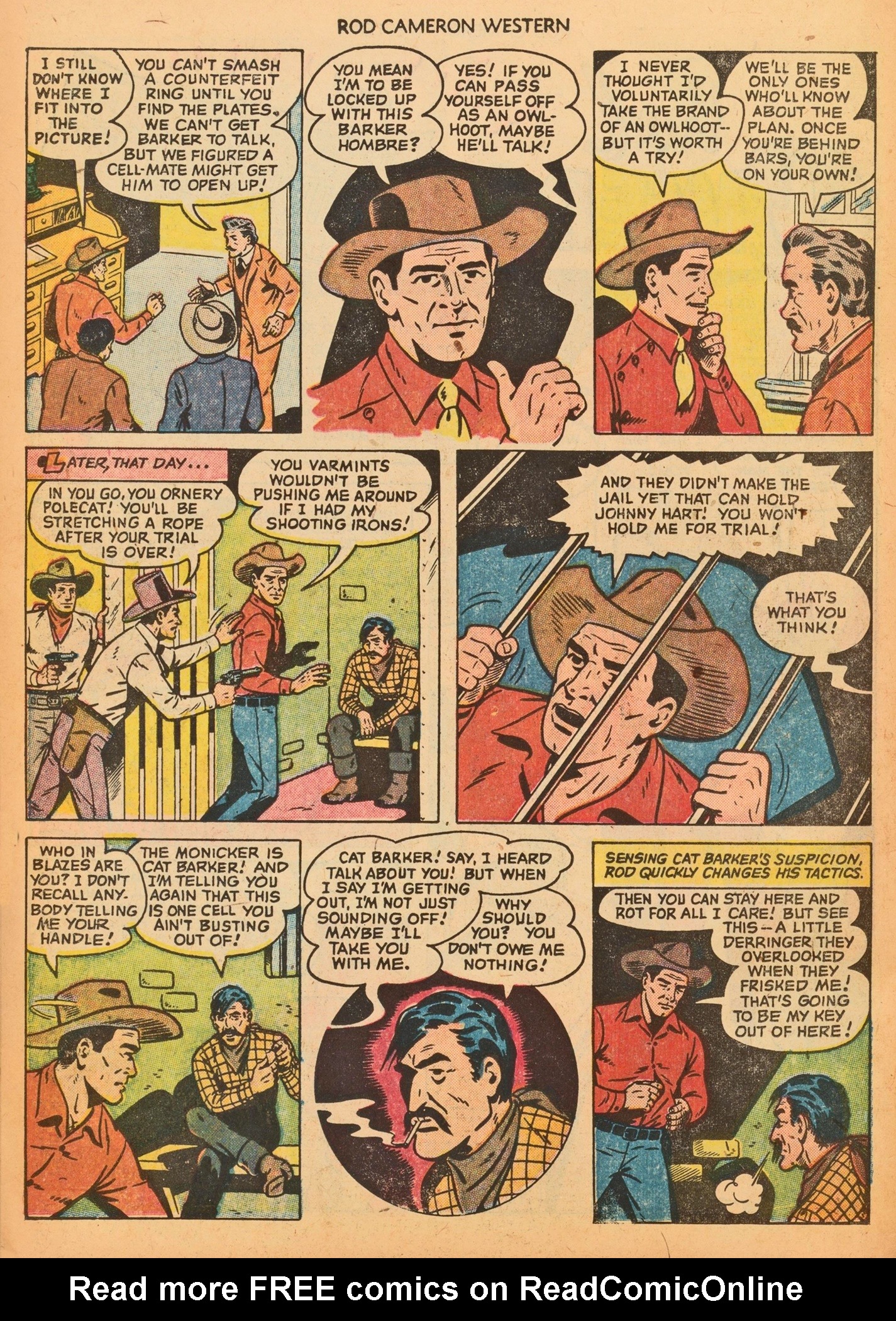 Read online Rod Cameron Western comic -  Issue #15 - 26