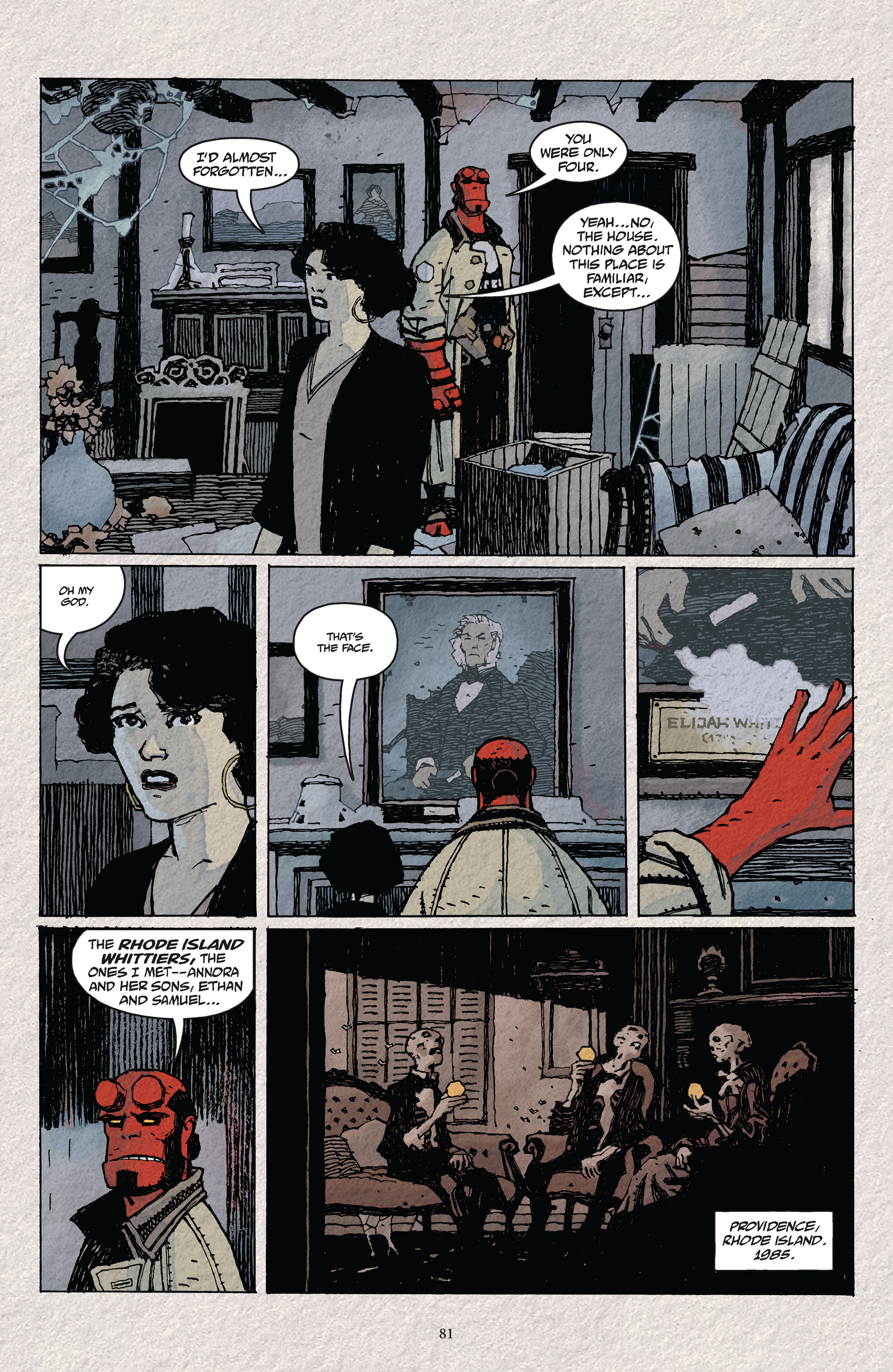 Read online Hellboy and the B.P.R.D.: The Secret of Chesbro House & Others comic -  Issue # TPB (Part 1) - 81