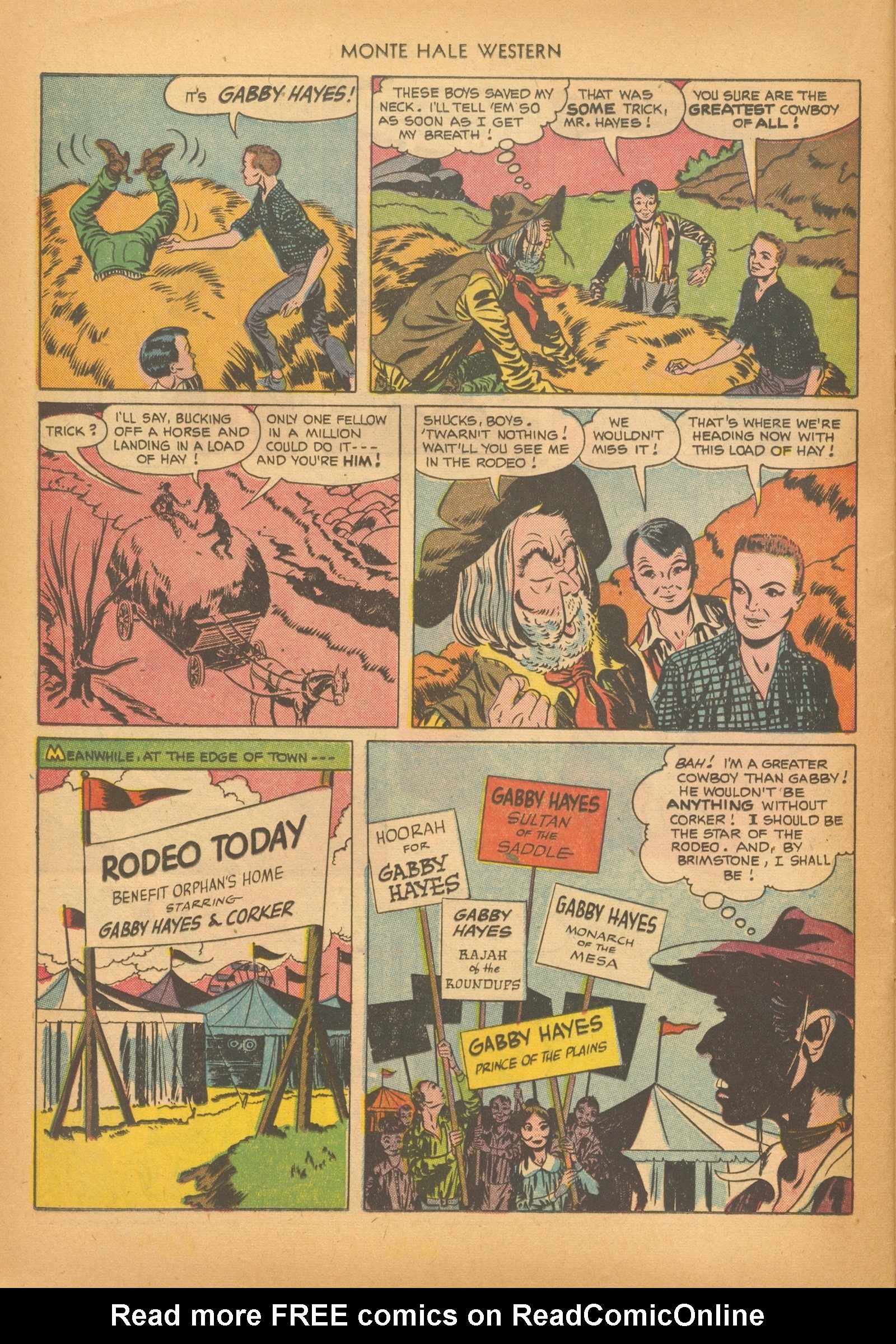 Read online Monte Hale Western comic -  Issue #74 - 24
