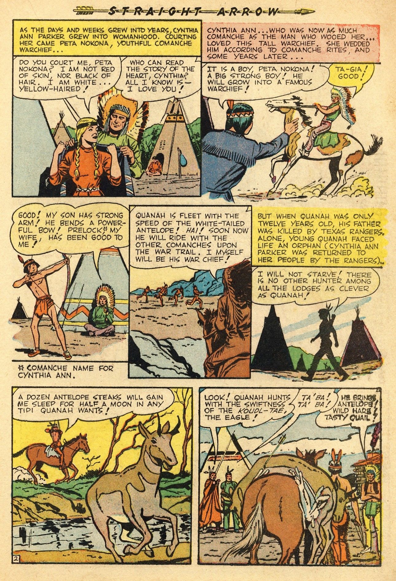 Read online Straight Arrow comic -  Issue #1 - 21