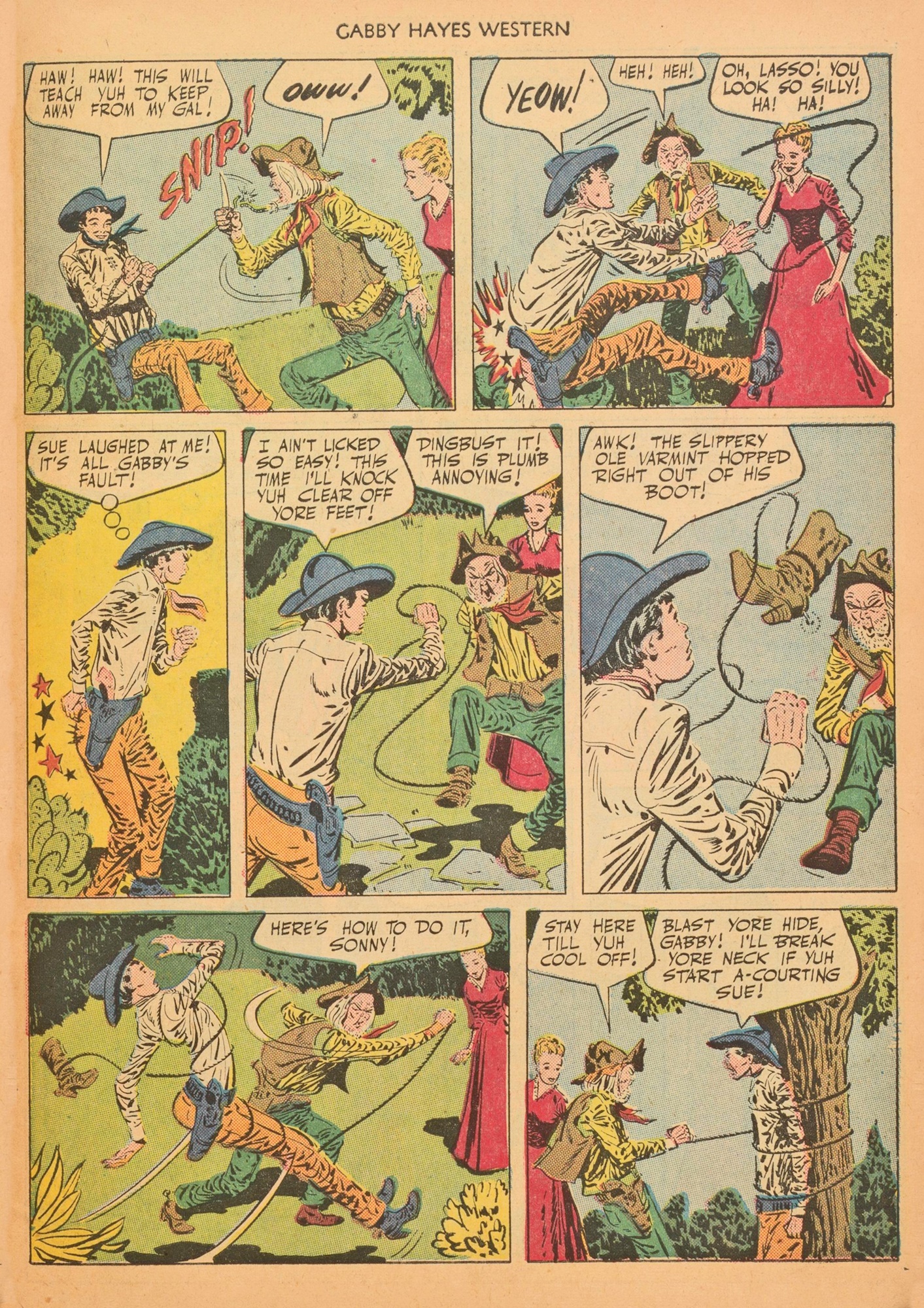 Read online Gabby Hayes Western comic -  Issue #25 - 43