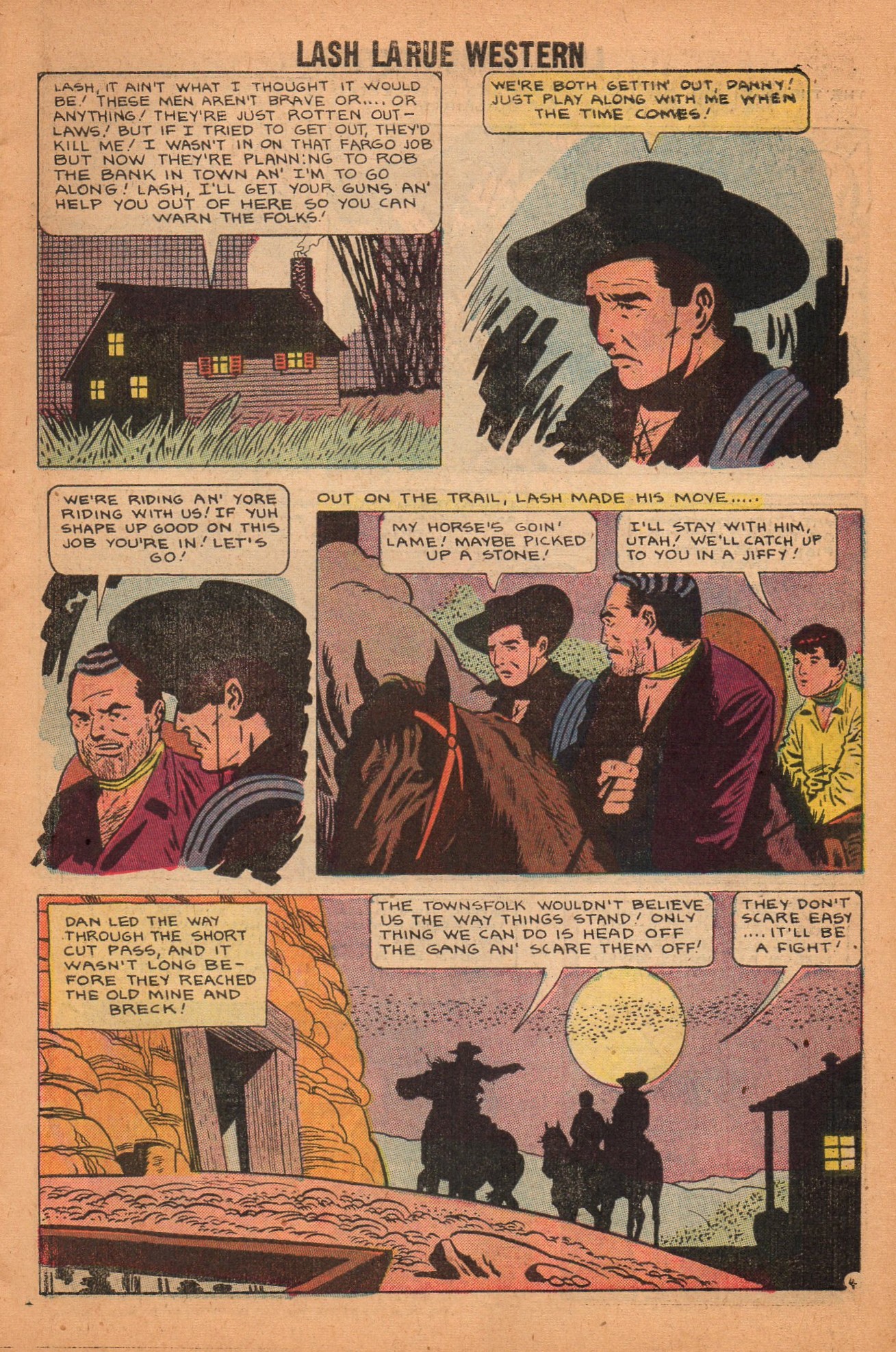 Read online Lash Larue Western (1949) comic -  Issue #71 - 8