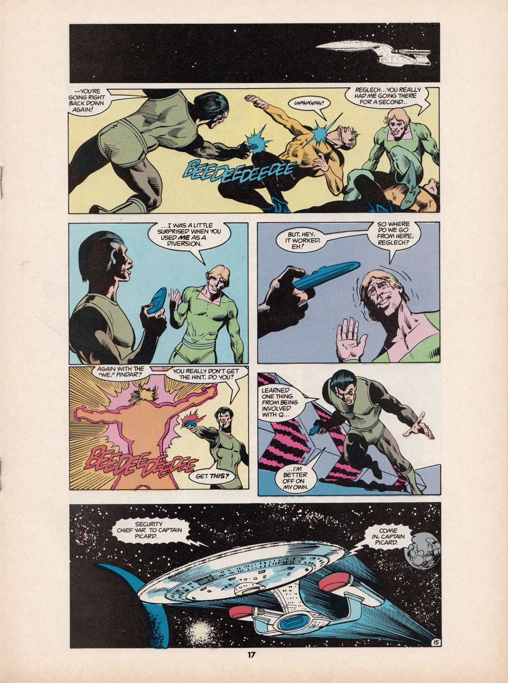 Read online Star Trek The Next Generation (1990) comic -  Issue #6 - 17