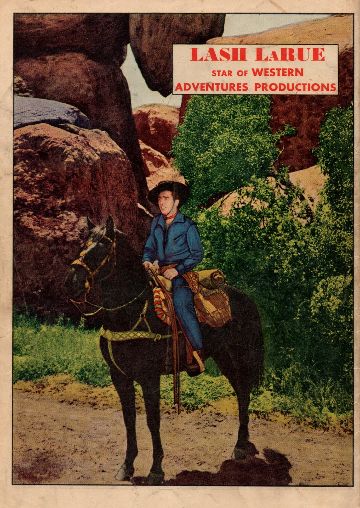 Read online Lash Larue Western (1949) comic -  Issue #1 - 36