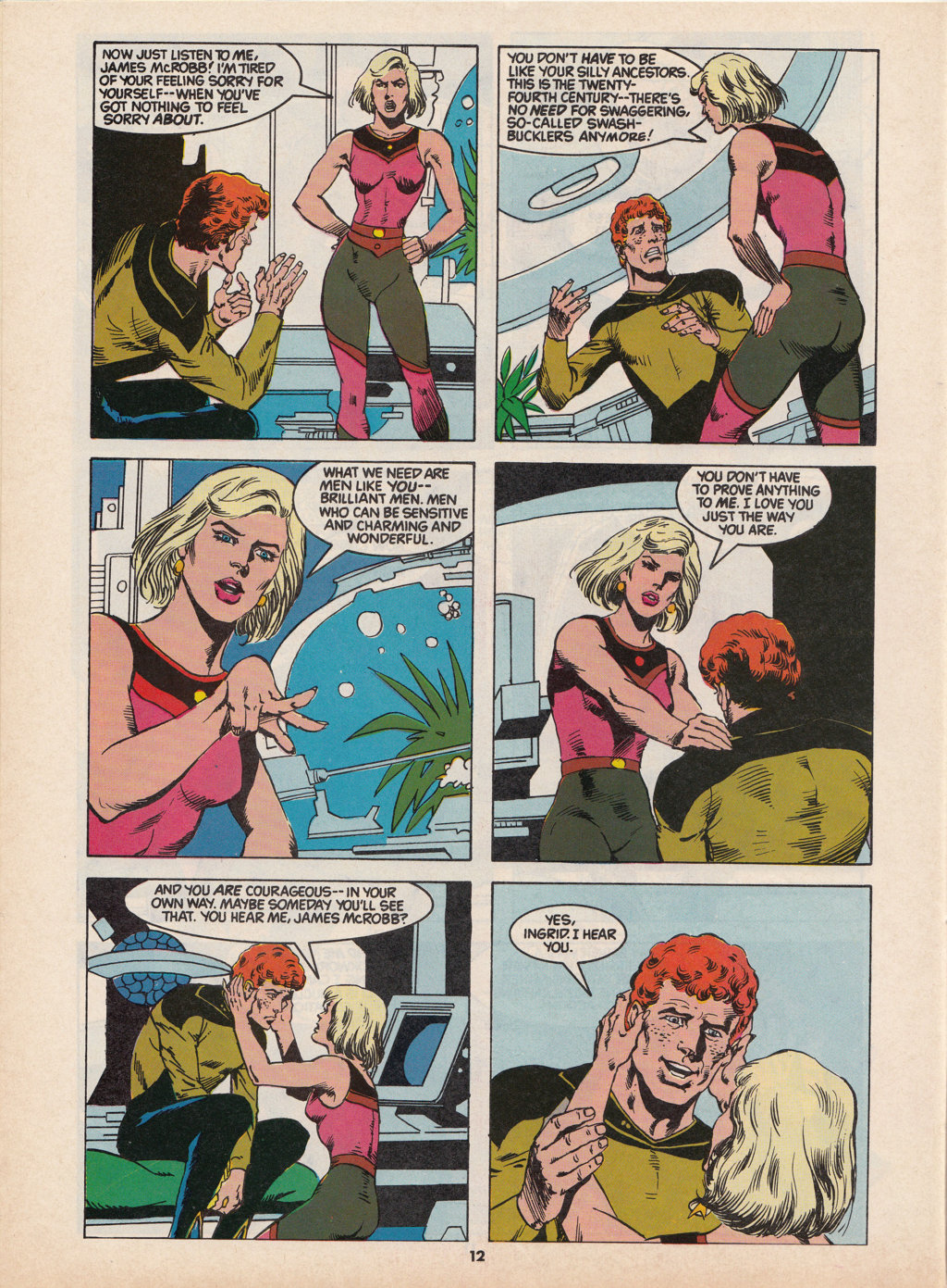 Read online Star Trek The Next Generation (1990) comic -  Issue #10 - 12