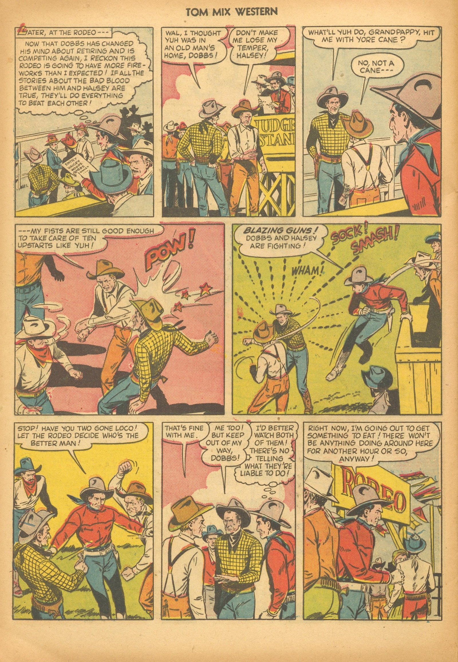 Read online Tom Mix Western (1948) comic -  Issue #30 - 28