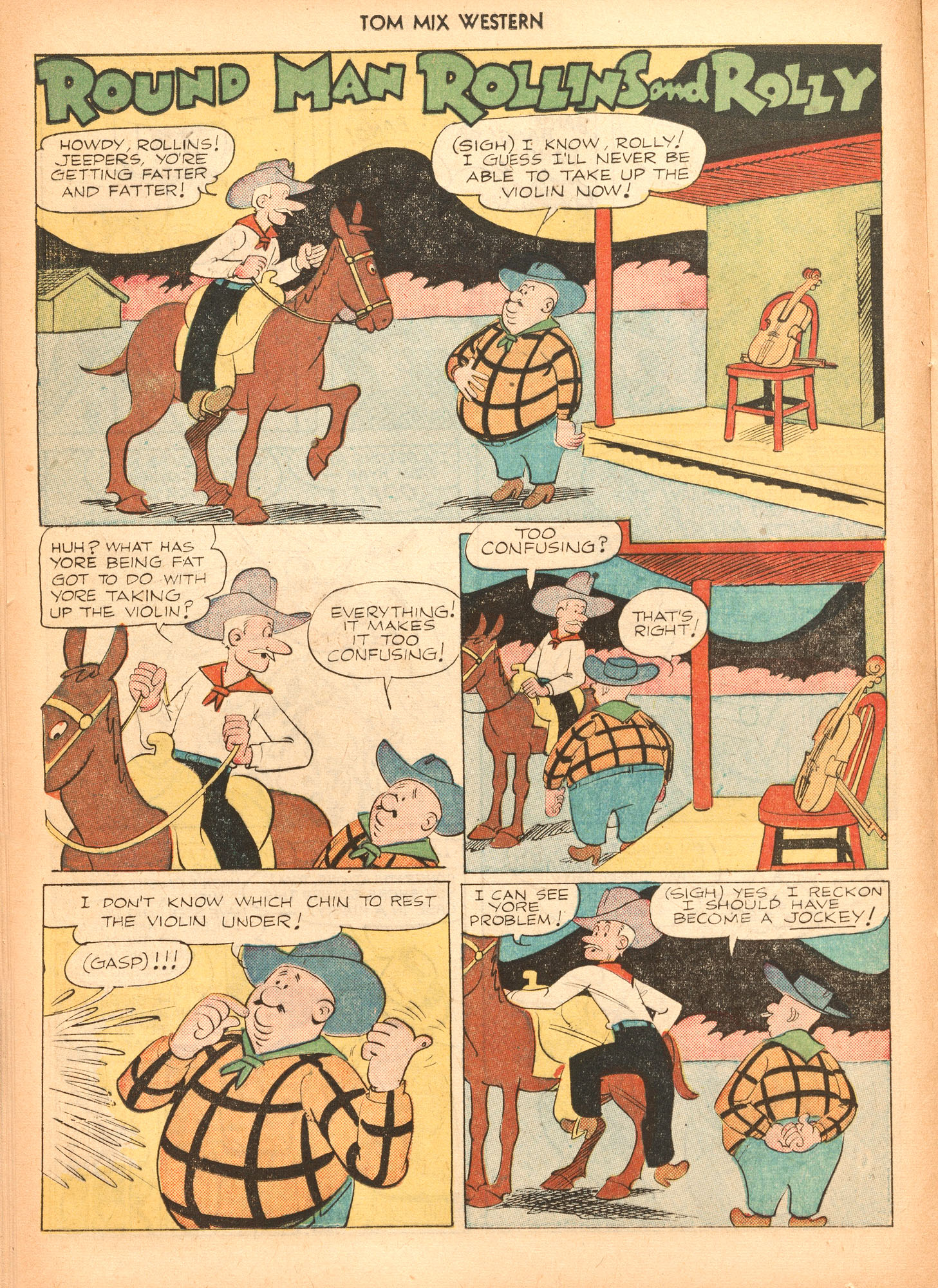 Read online Tom Mix Western (1948) comic -  Issue #40 - 24