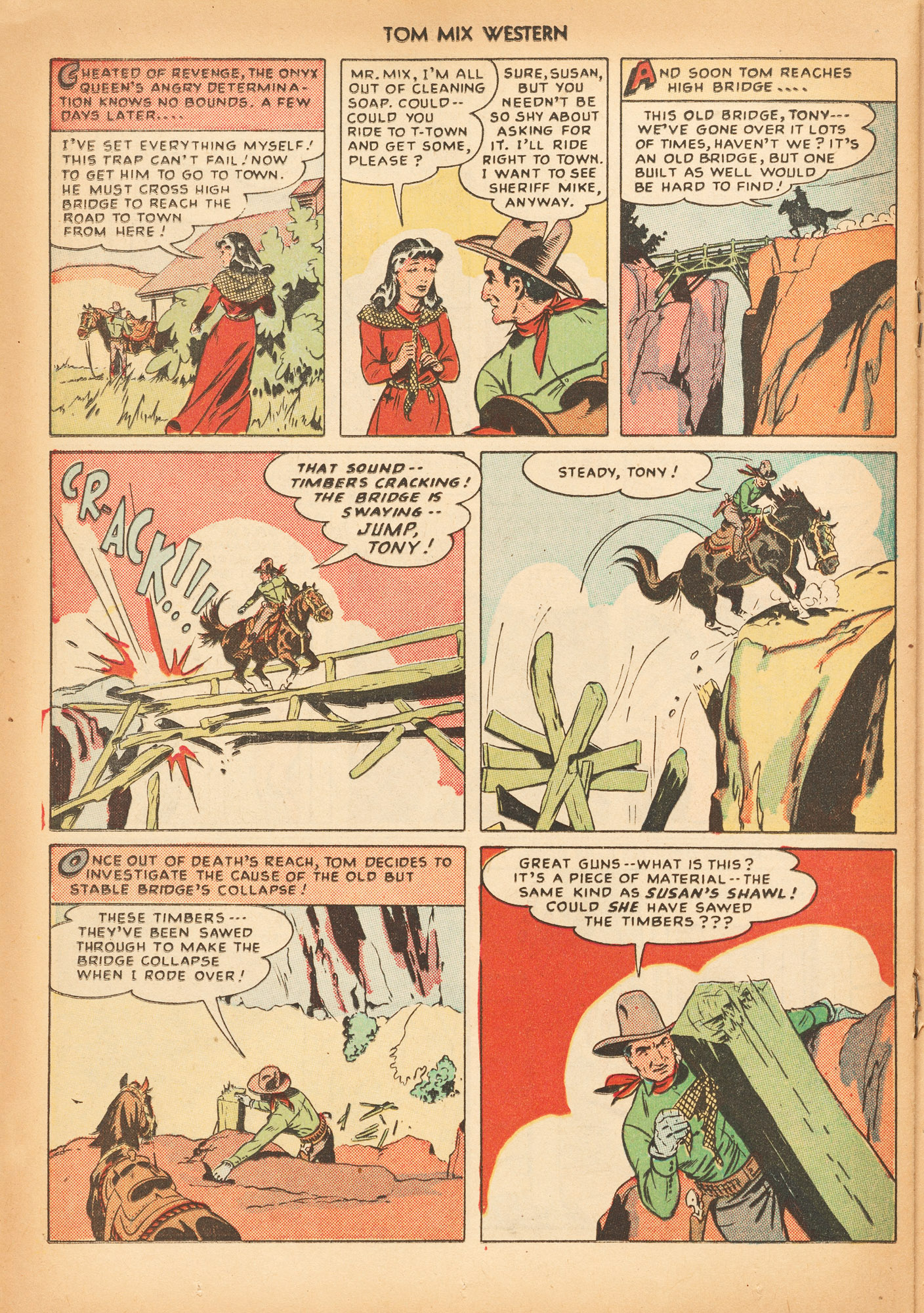 Read online Tom Mix Western (1948) comic -  Issue #15 - 30