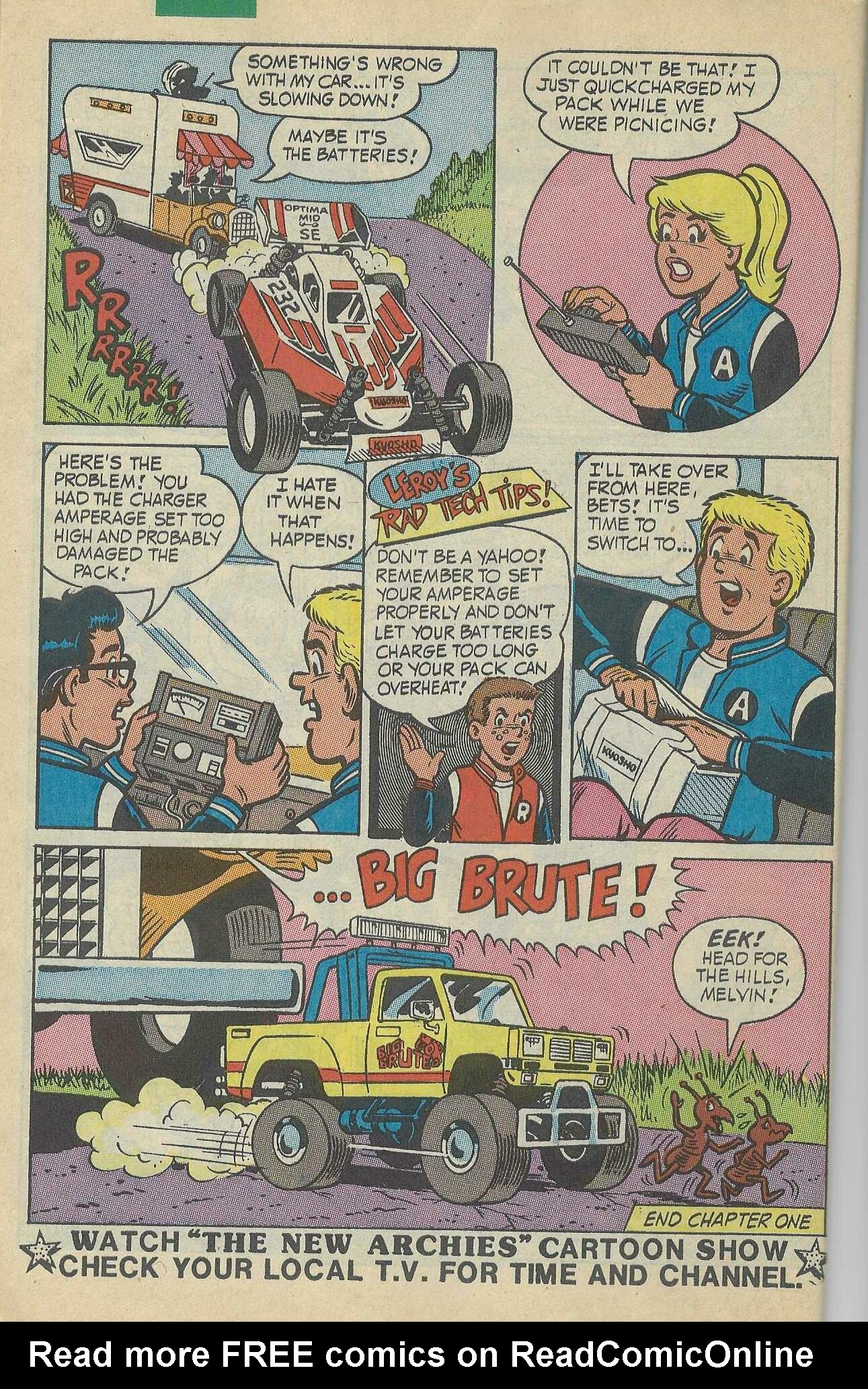 Read online Archie's R/C Racers comic -  Issue #3 - 8