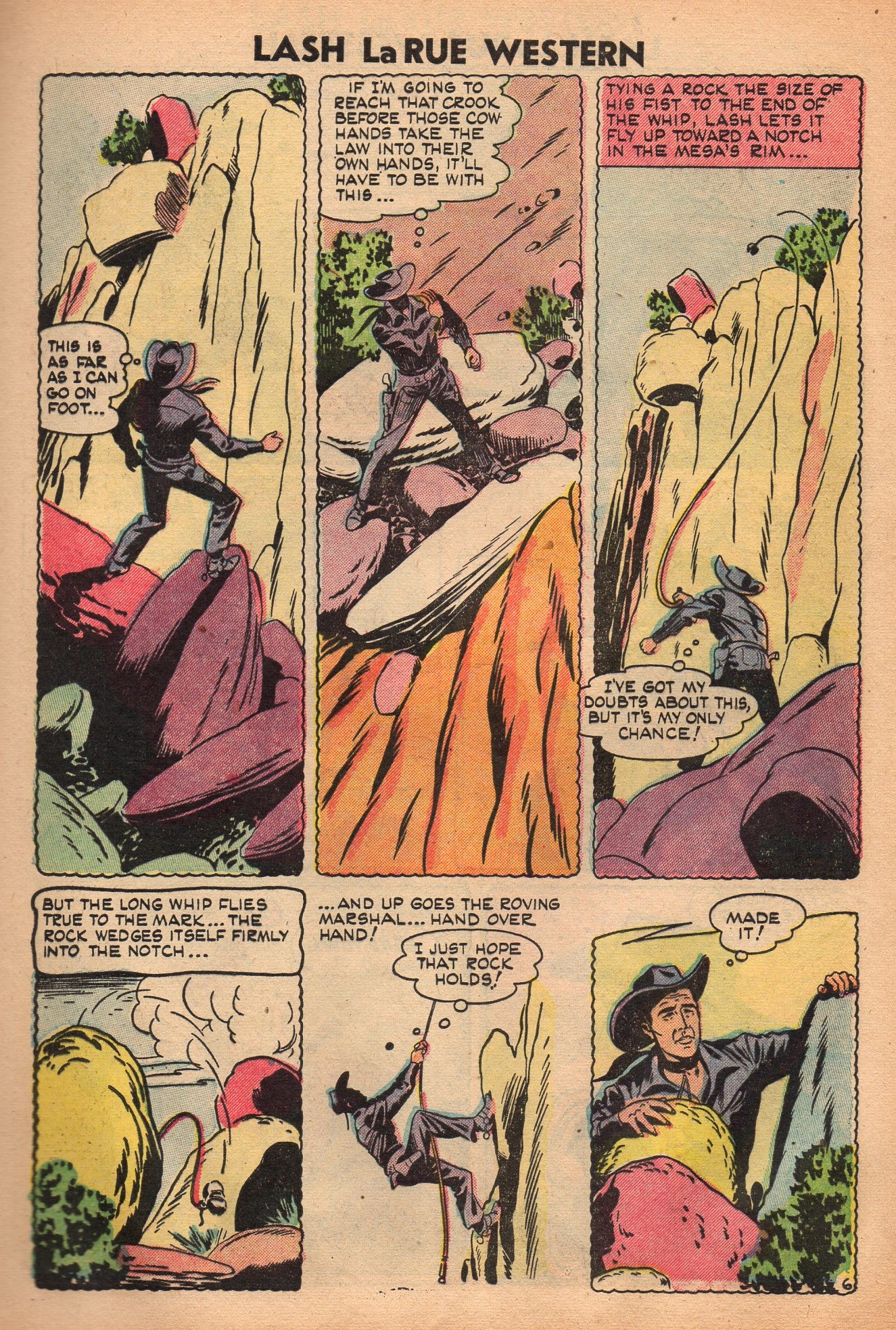 Read online Lash Larue Western (1949) comic -  Issue #52 - 9