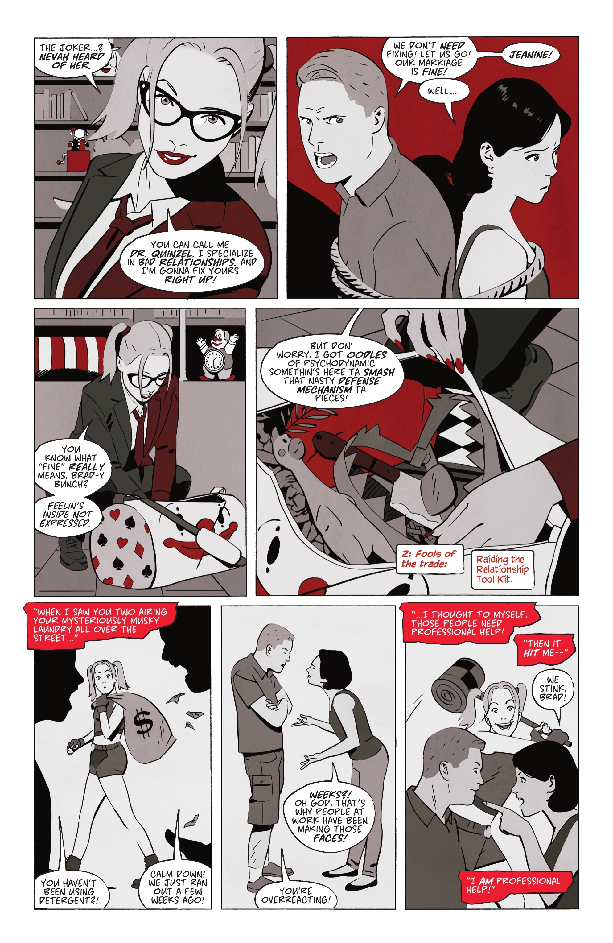 Read online Harley Quinn: Black   White   Redder comic -  Issue #6 - 18