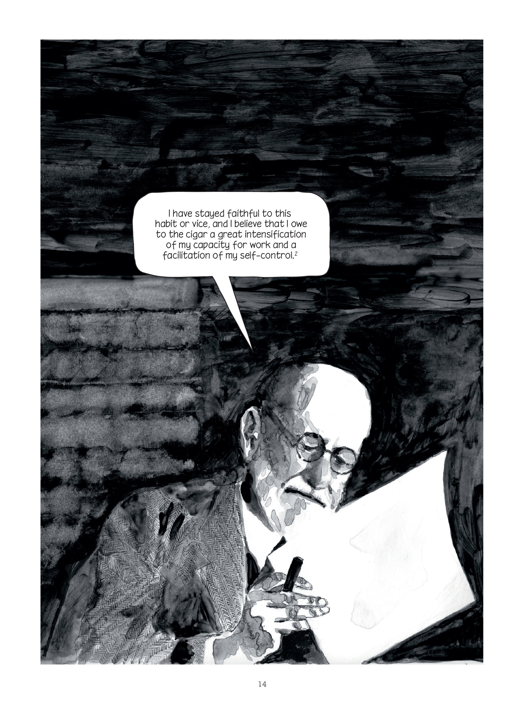 Read online Through Clouds of Smoke: Freud's Final Days comic -  Issue # TPB - 15