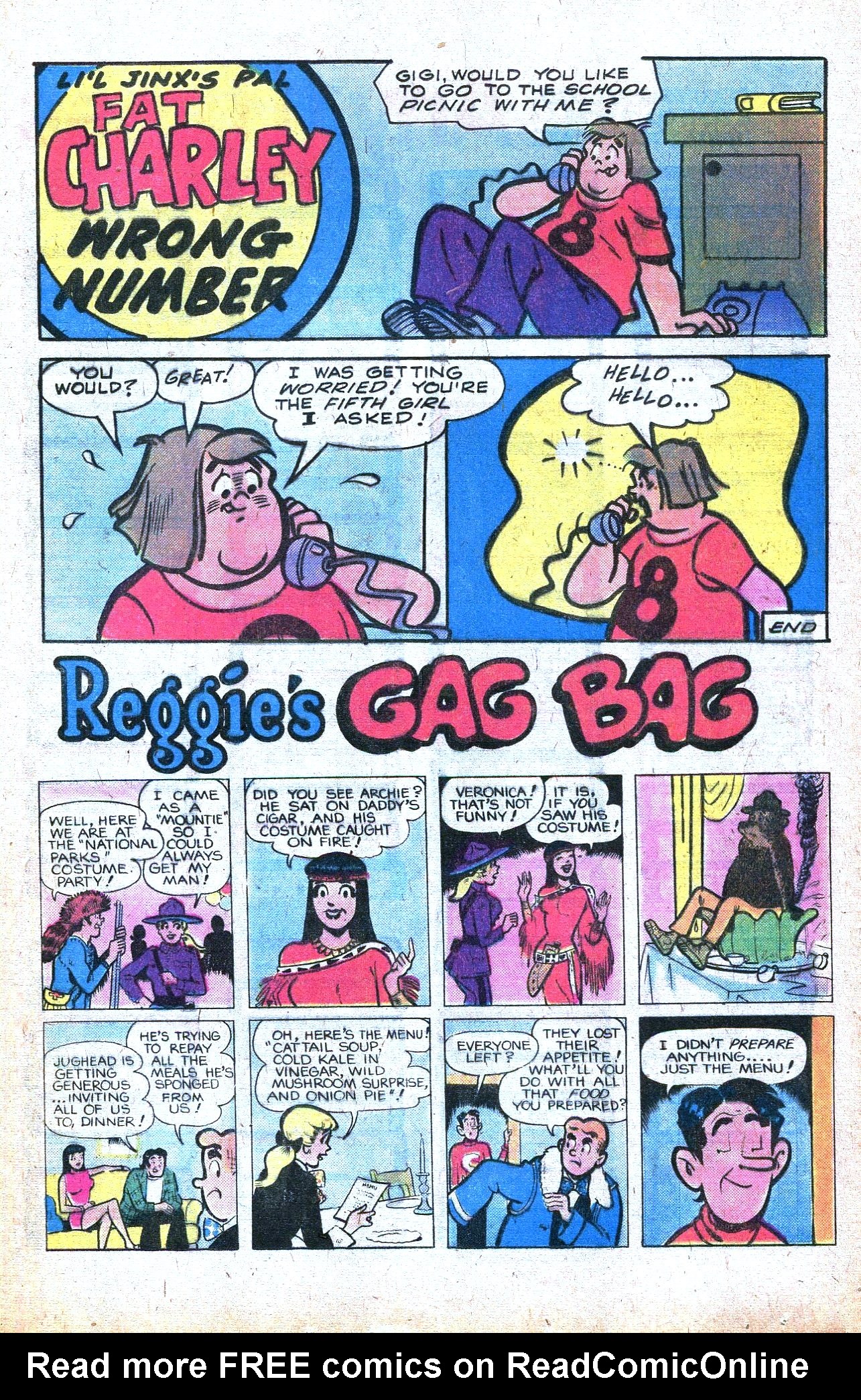 Read online Reggie's Wise Guy Jokes comic -  Issue #48 - 17