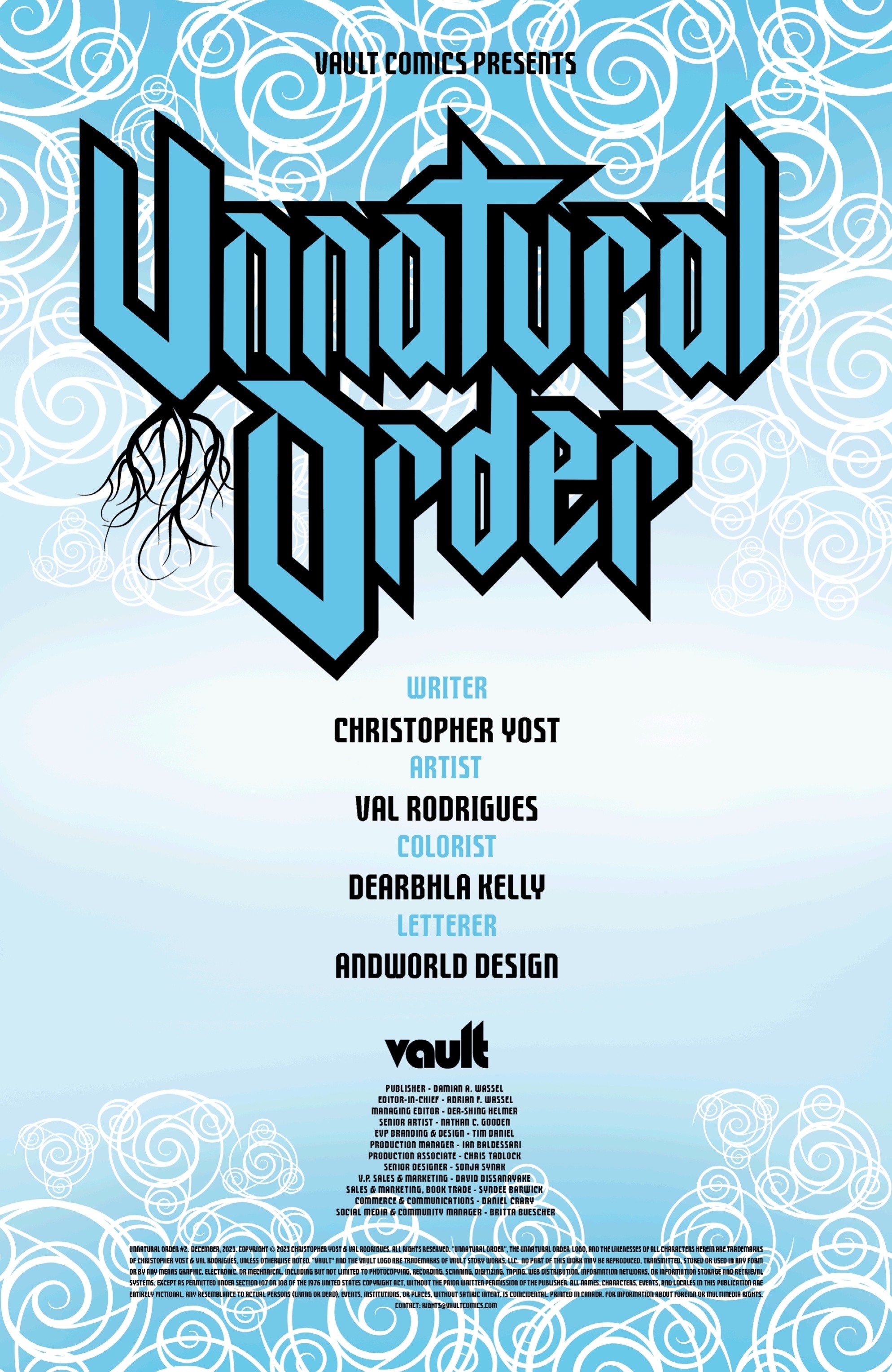 Read online Unnatural Order comic -  Issue #2 - 3