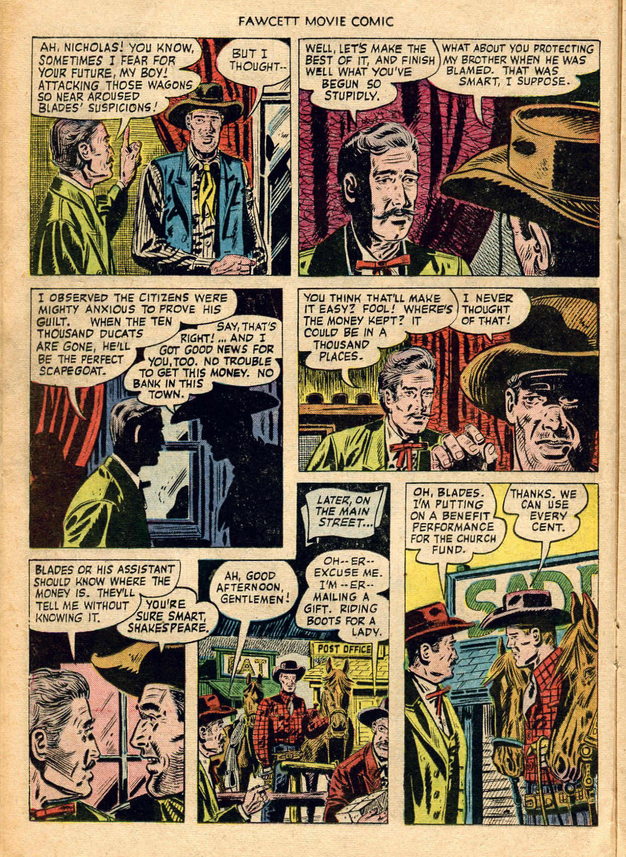 Read online Fawcett Movie Comic comic -  Issue #10 - 16