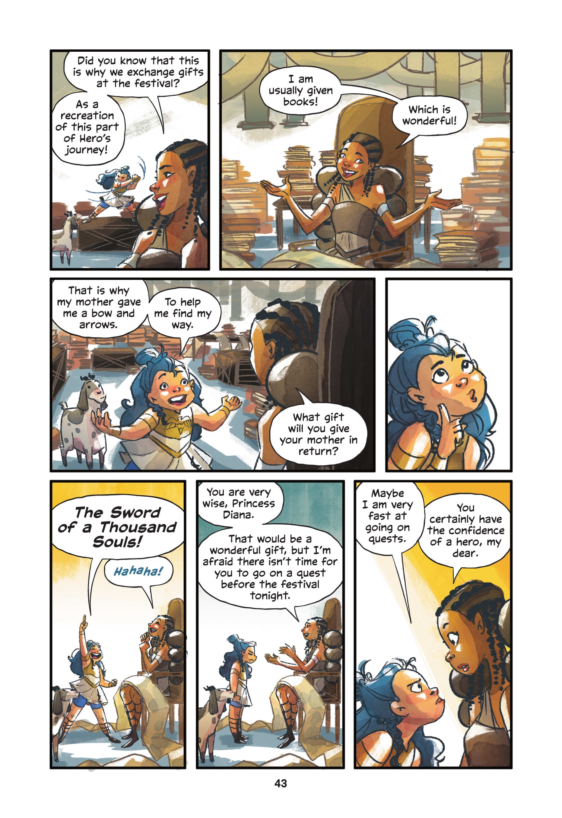 Read online Diana and the Hero's Journey comic -  Issue # TPB - 39