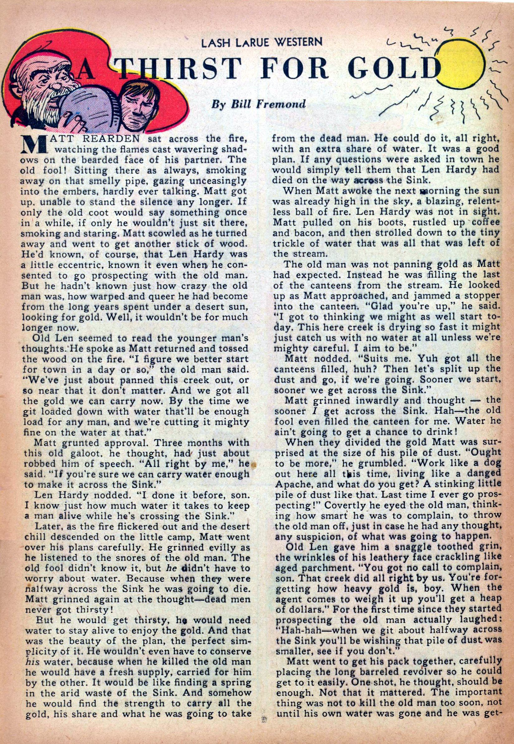 Read online Lash Larue Western (1949) comic -  Issue #13 - 16