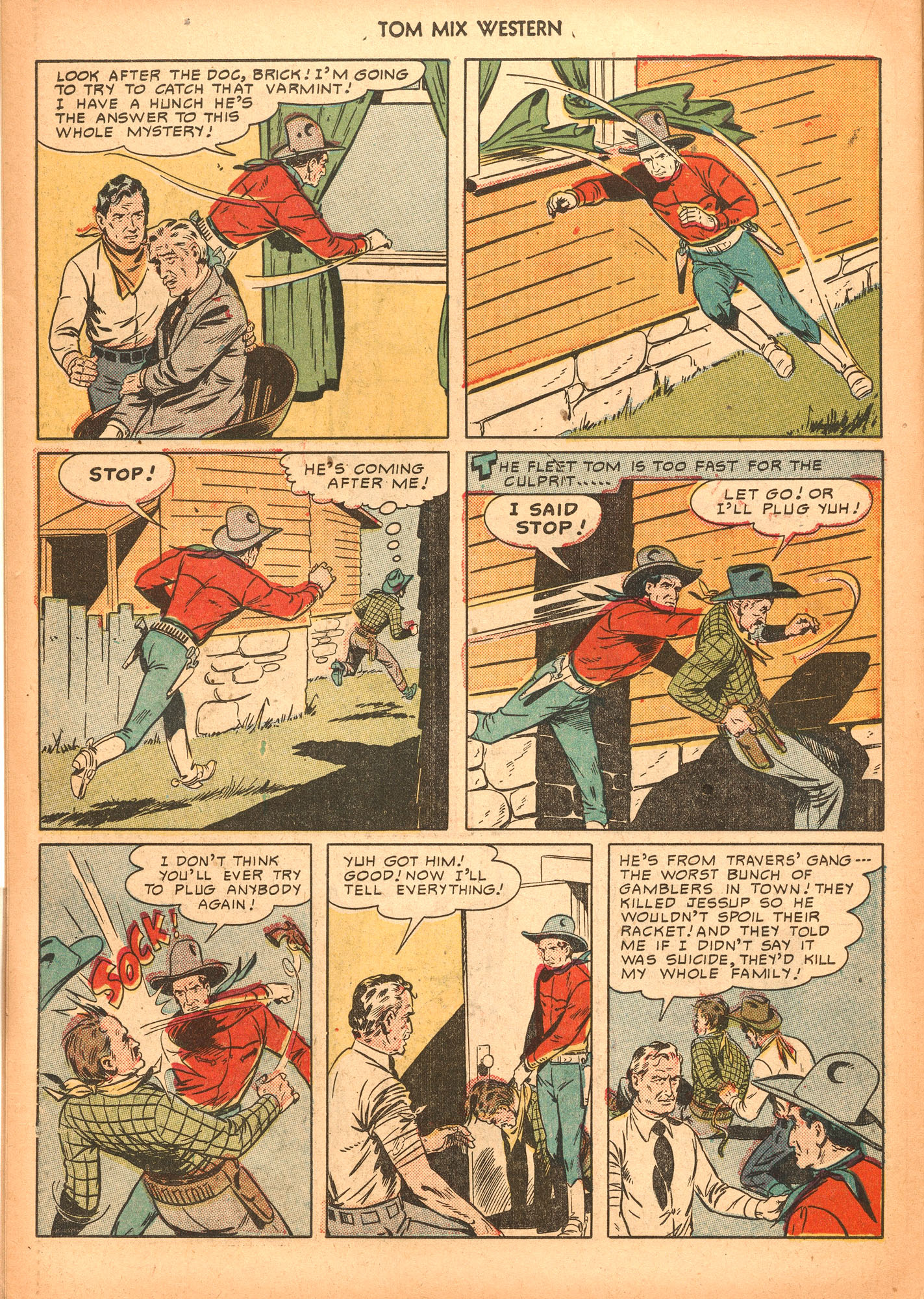 Read online Tom Mix Western (1948) comic -  Issue #34 - 22