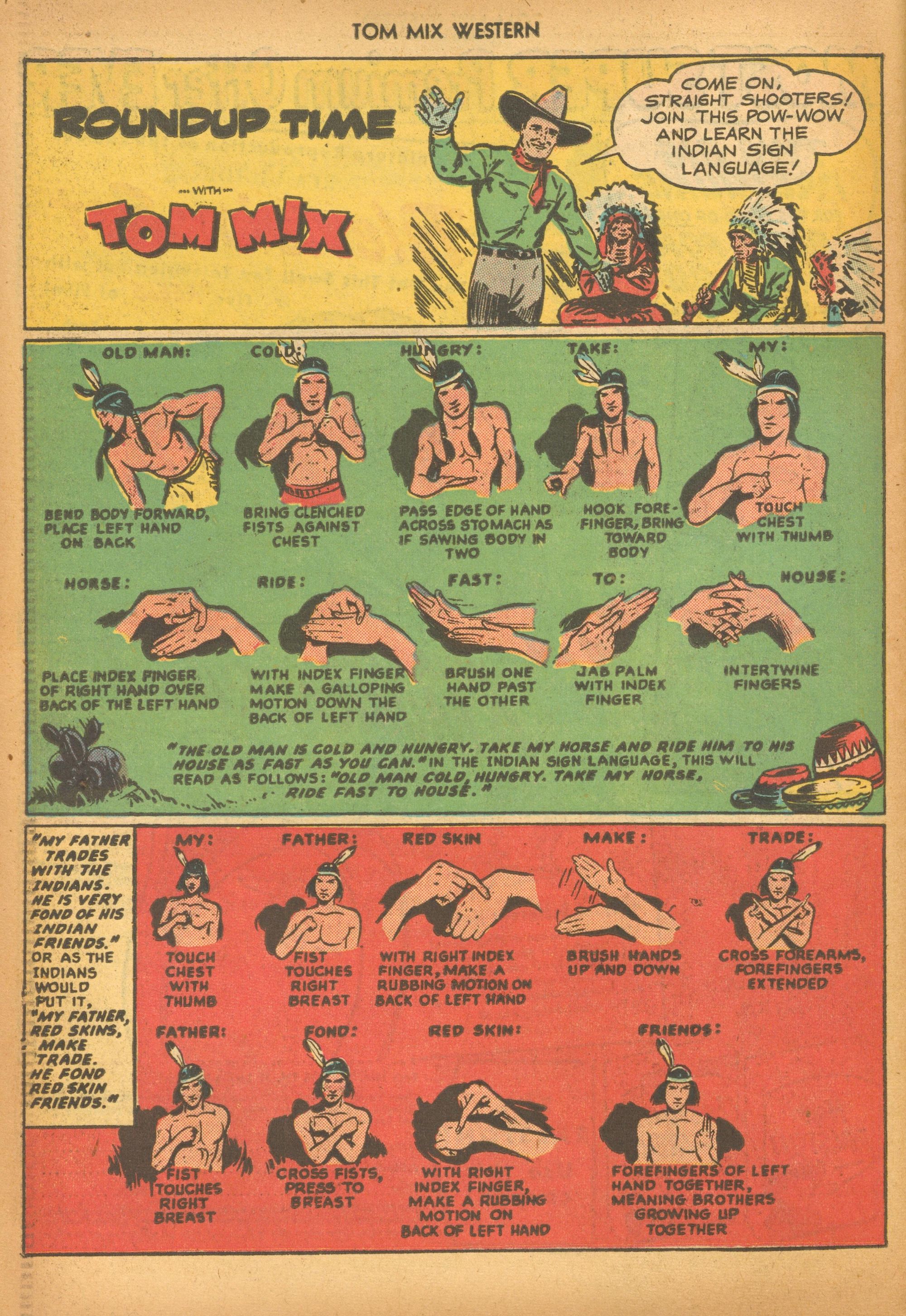 Read online Tom Mix Western (1948) comic -  Issue #16 - 42