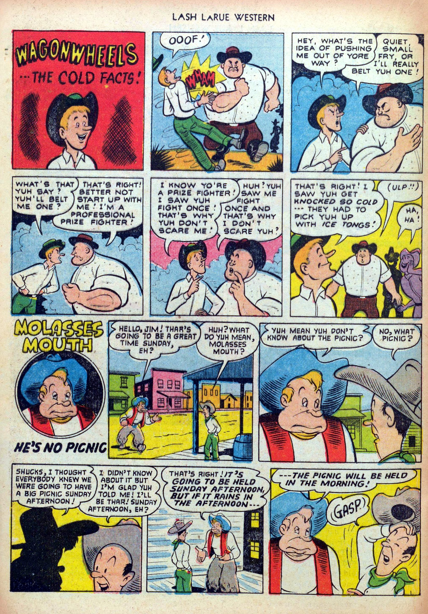 Read online Lash Larue Western (1949) comic -  Issue #36 - 20