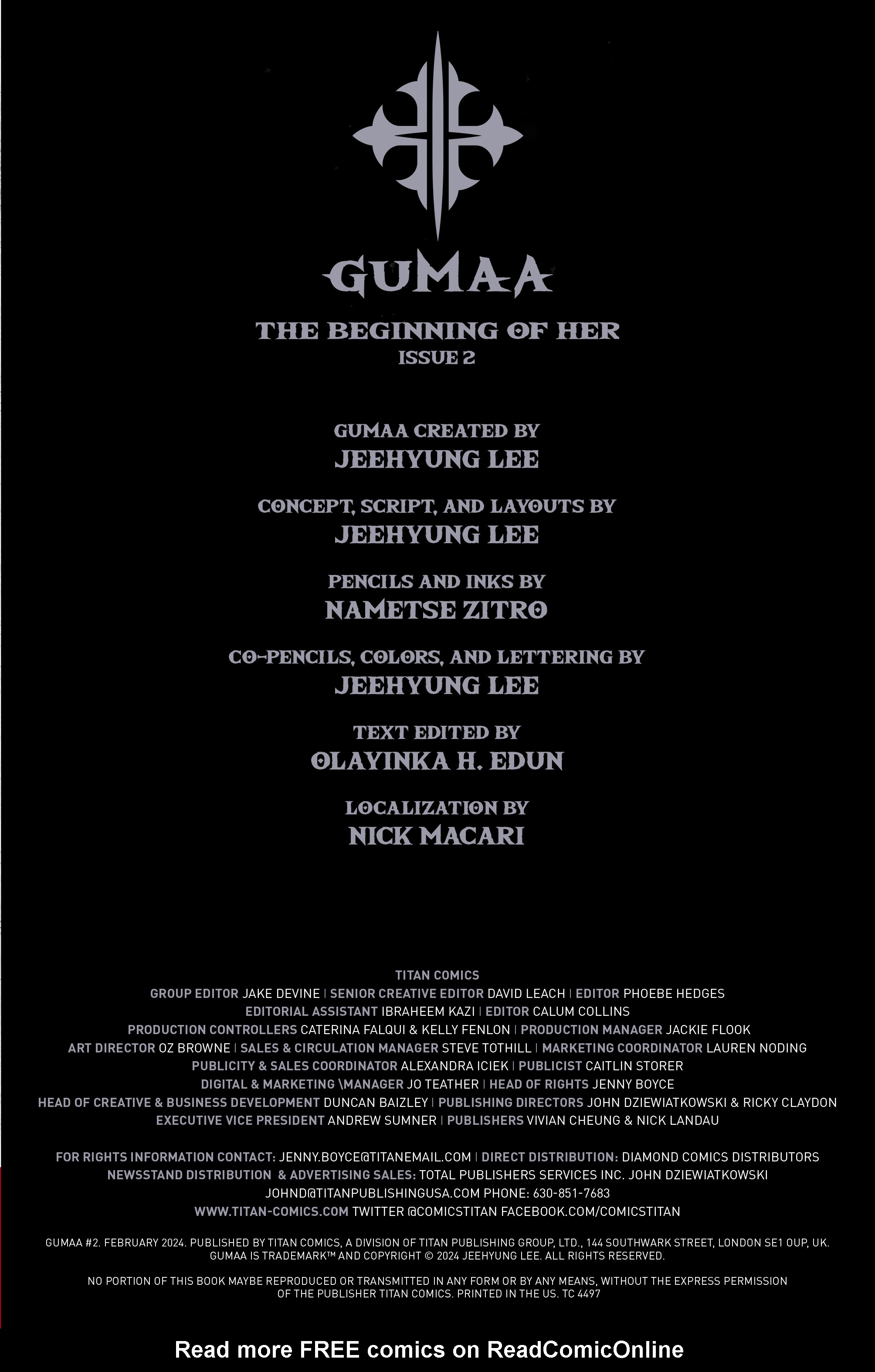Read online Gumaa: The Beginning of Her comic -  Issue #2 - 4