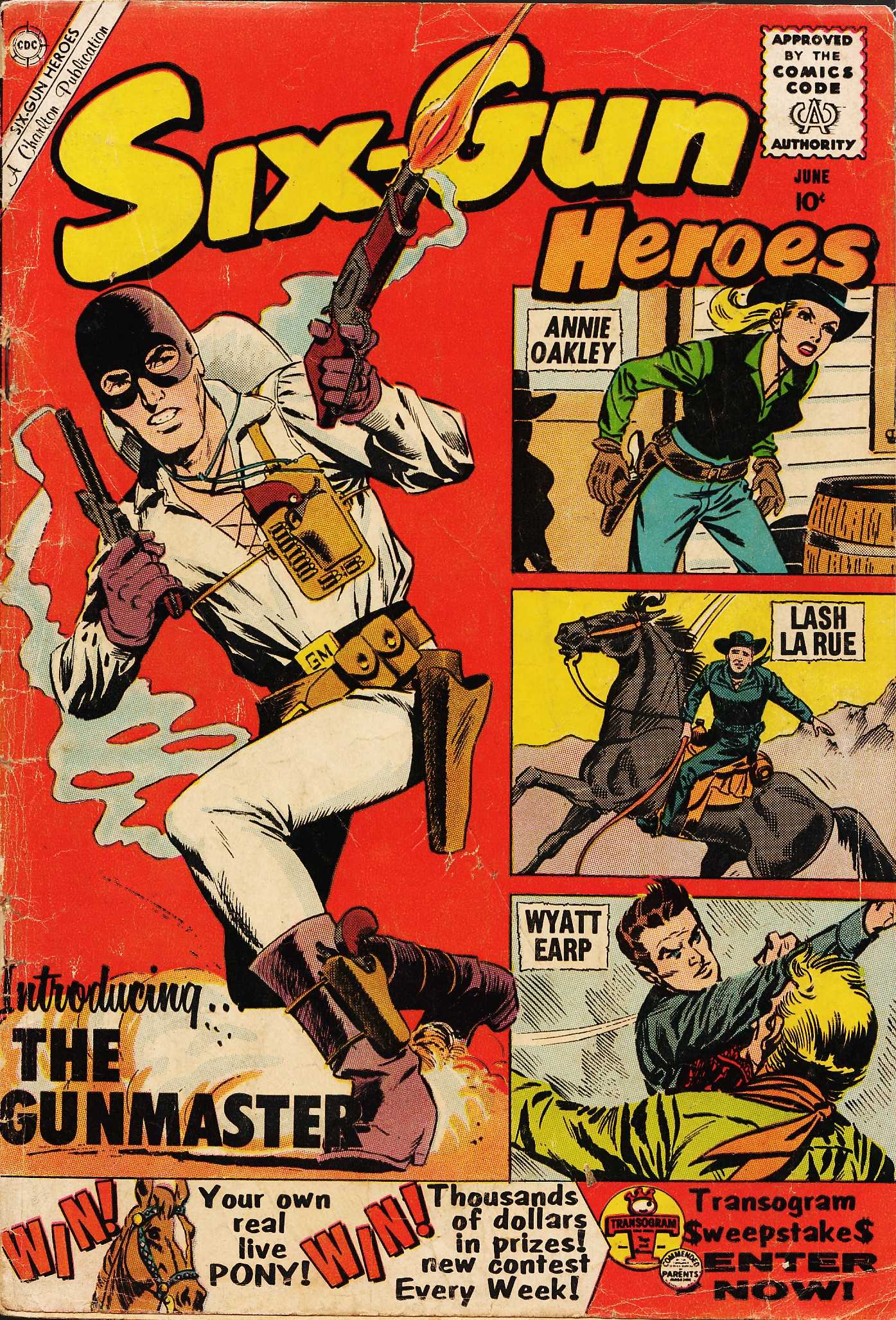Read online Six-Gun Heroes comic -  Issue #57 - 1