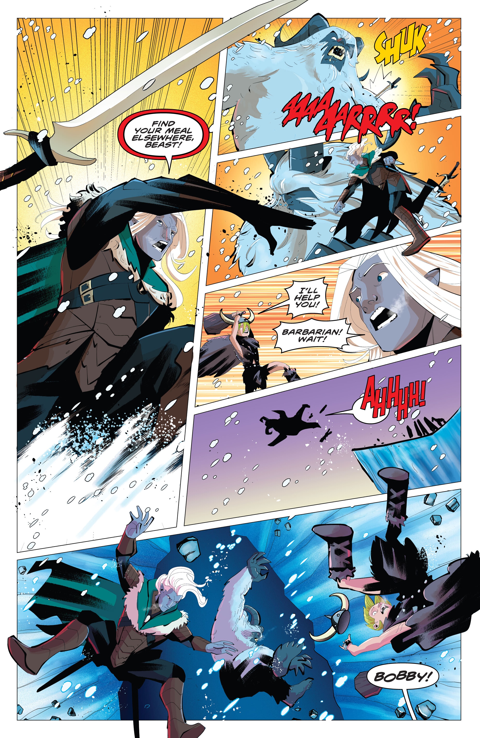 Read online Dungeons & Dragons: Saturday Morning Adventures (2024) comic -  Issue #1 - 6