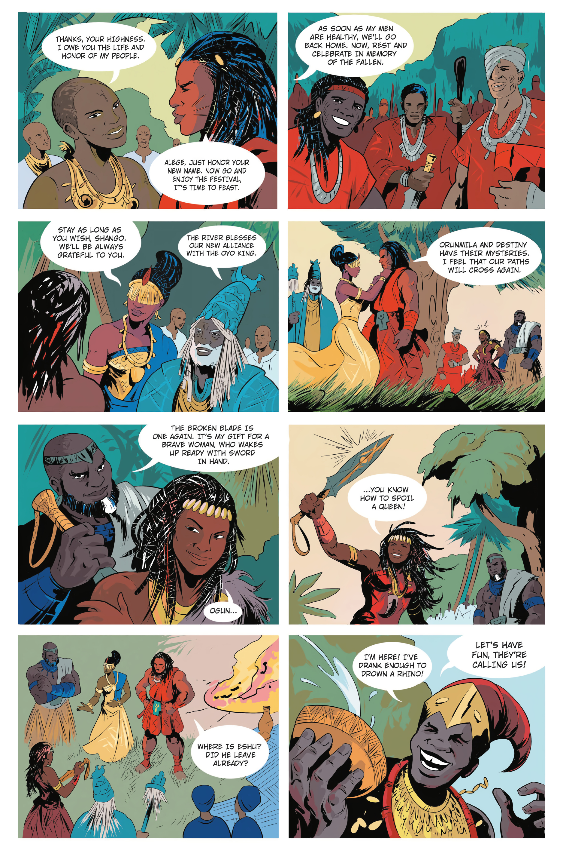 Read online Tales of the Orishas comic -  Issue # TPB - 88