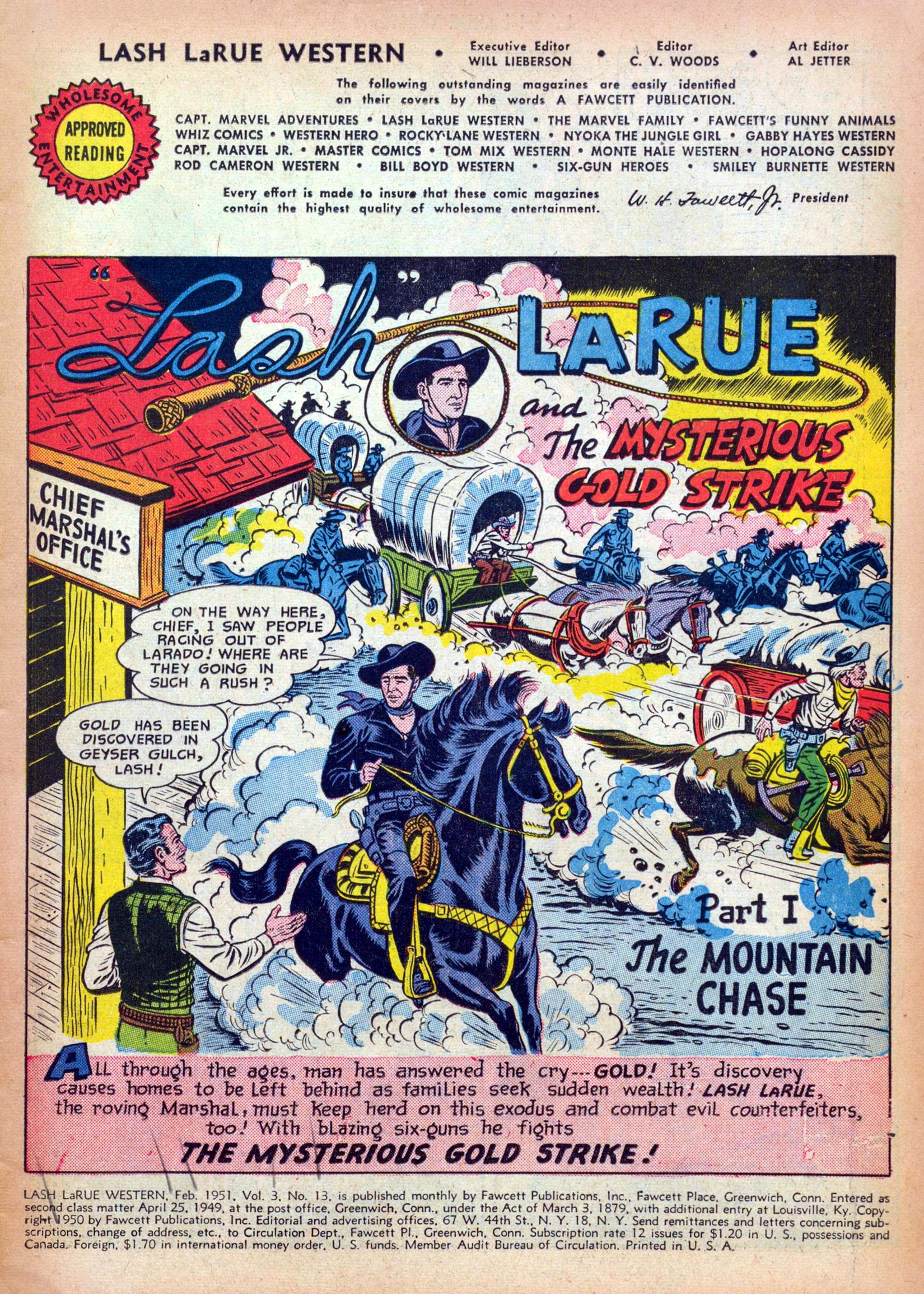 Read online Lash Larue Western (1949) comic -  Issue #13 - 3
