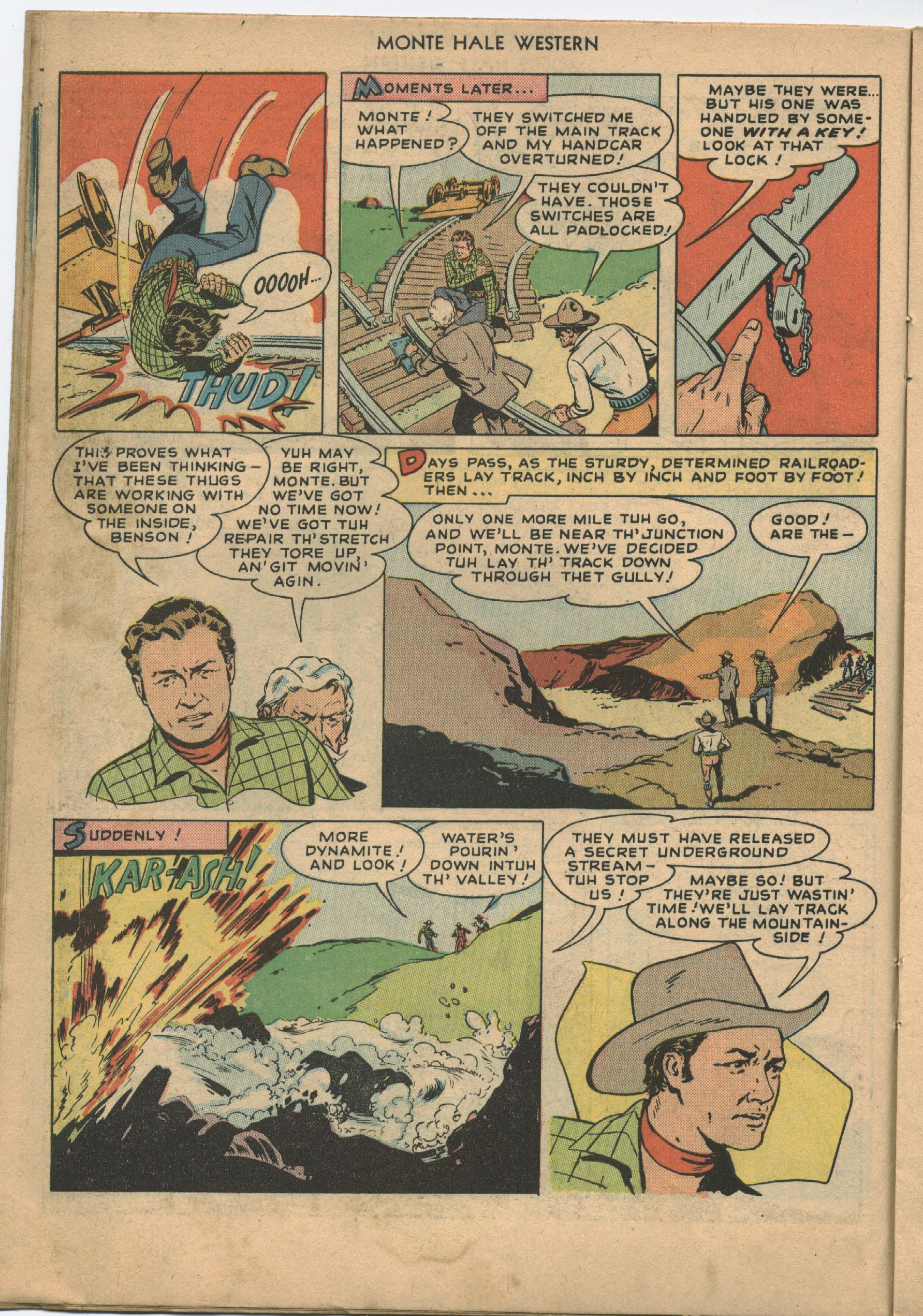 Read online Monte Hale Western comic -  Issue #29 - 22
