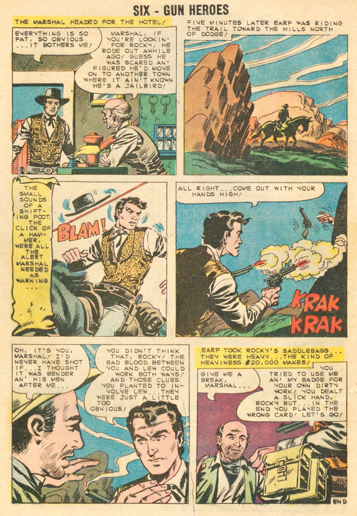 Read online Six-Gun Heroes comic -  Issue #59 - 8