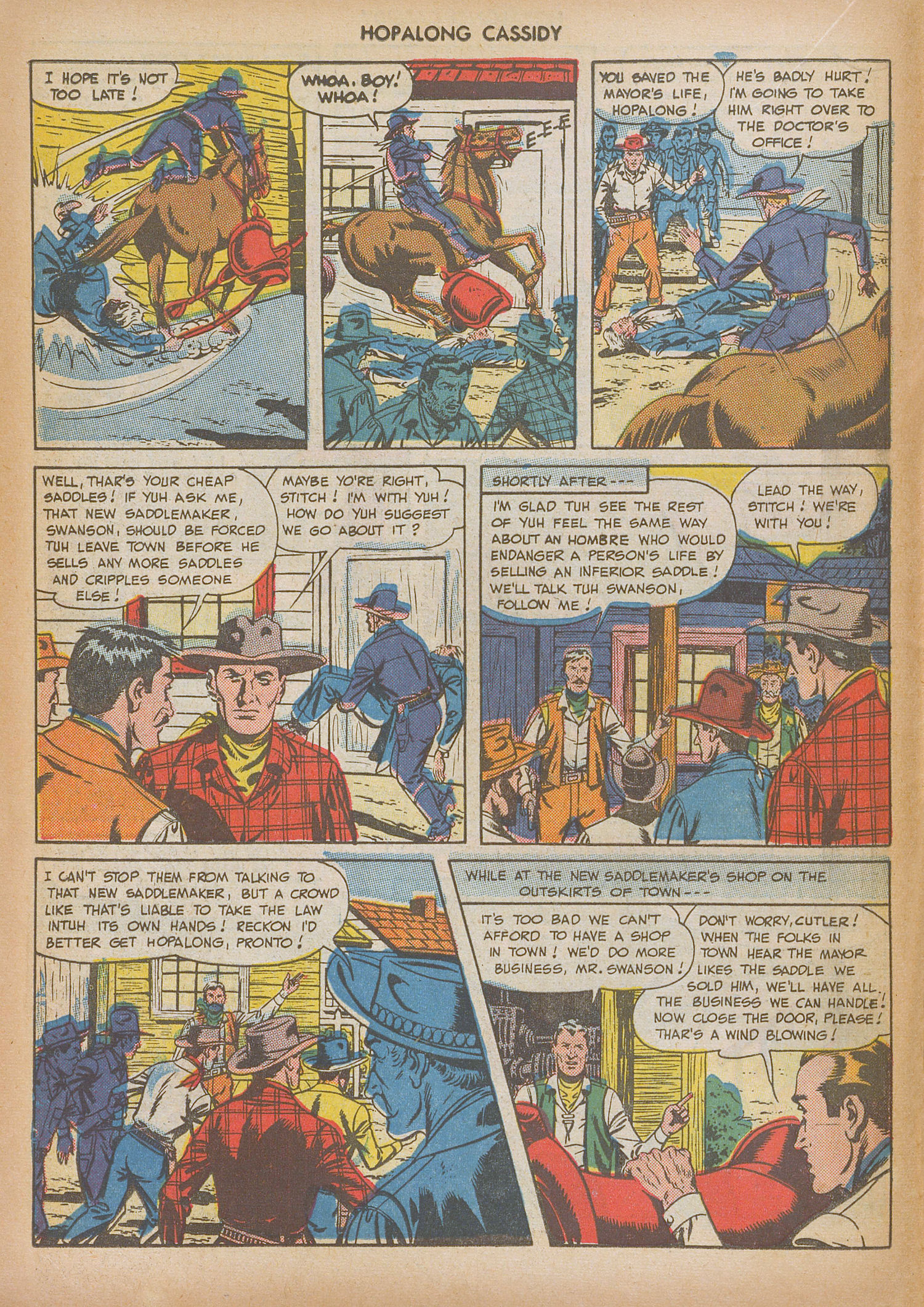 Read online Hopalong Cassidy comic -  Issue #34 - 18
