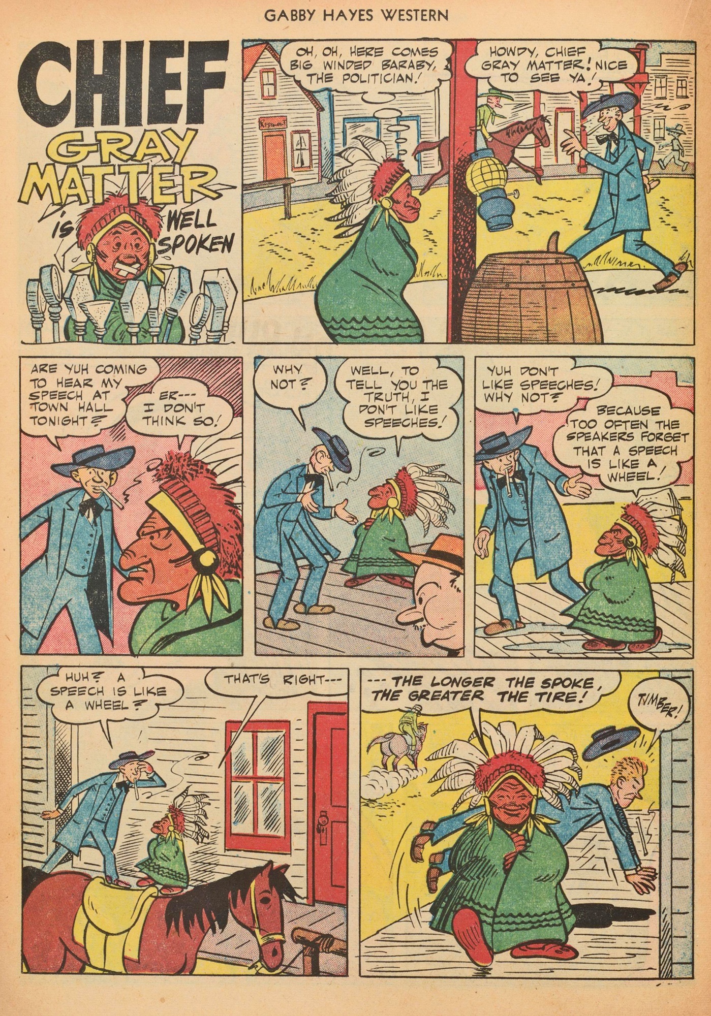 Read online Gabby Hayes Western comic -  Issue #34 - 16