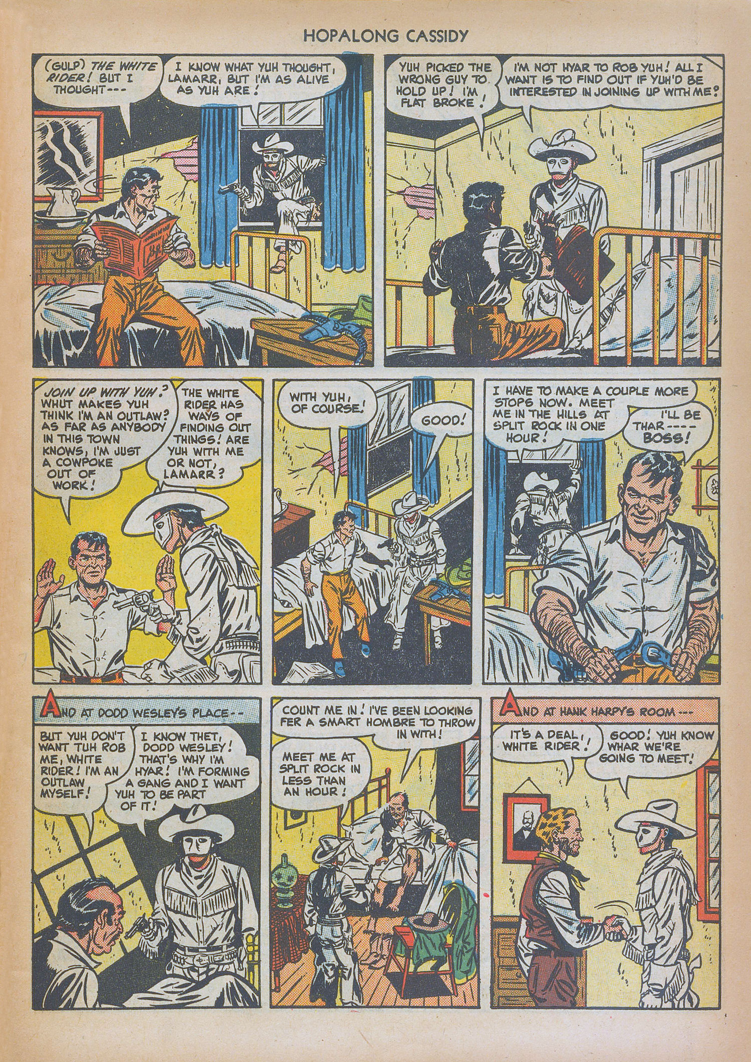 Read online Hopalong Cassidy comic -  Issue #36 - 7