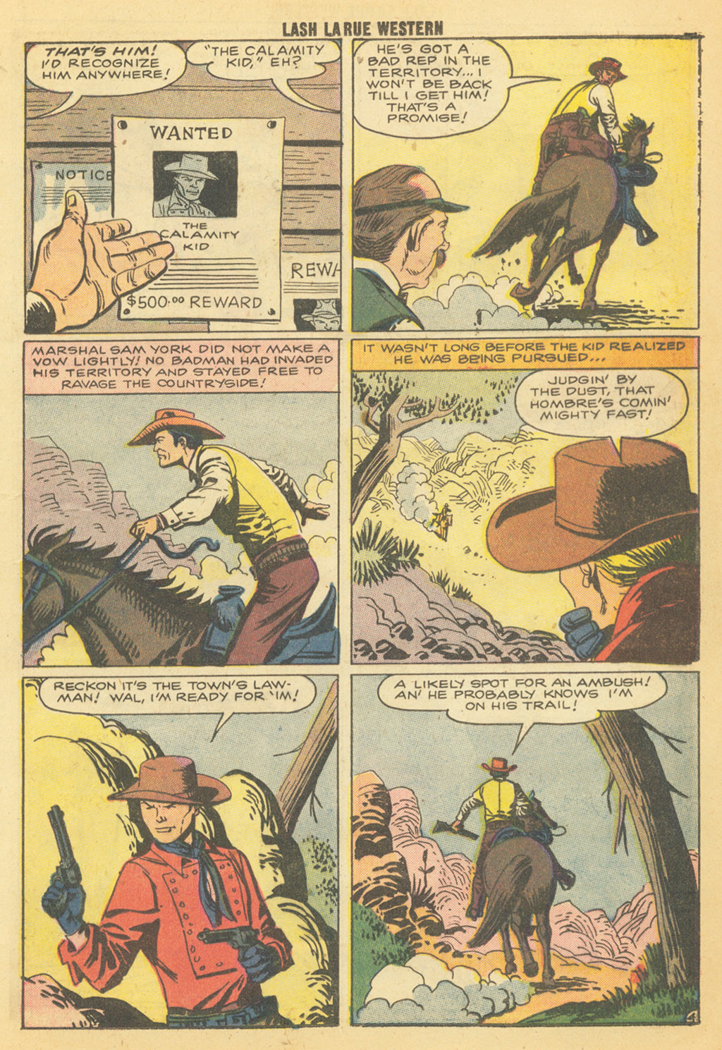 Read online Lash Larue Western (1949) comic -  Issue #68 - 22