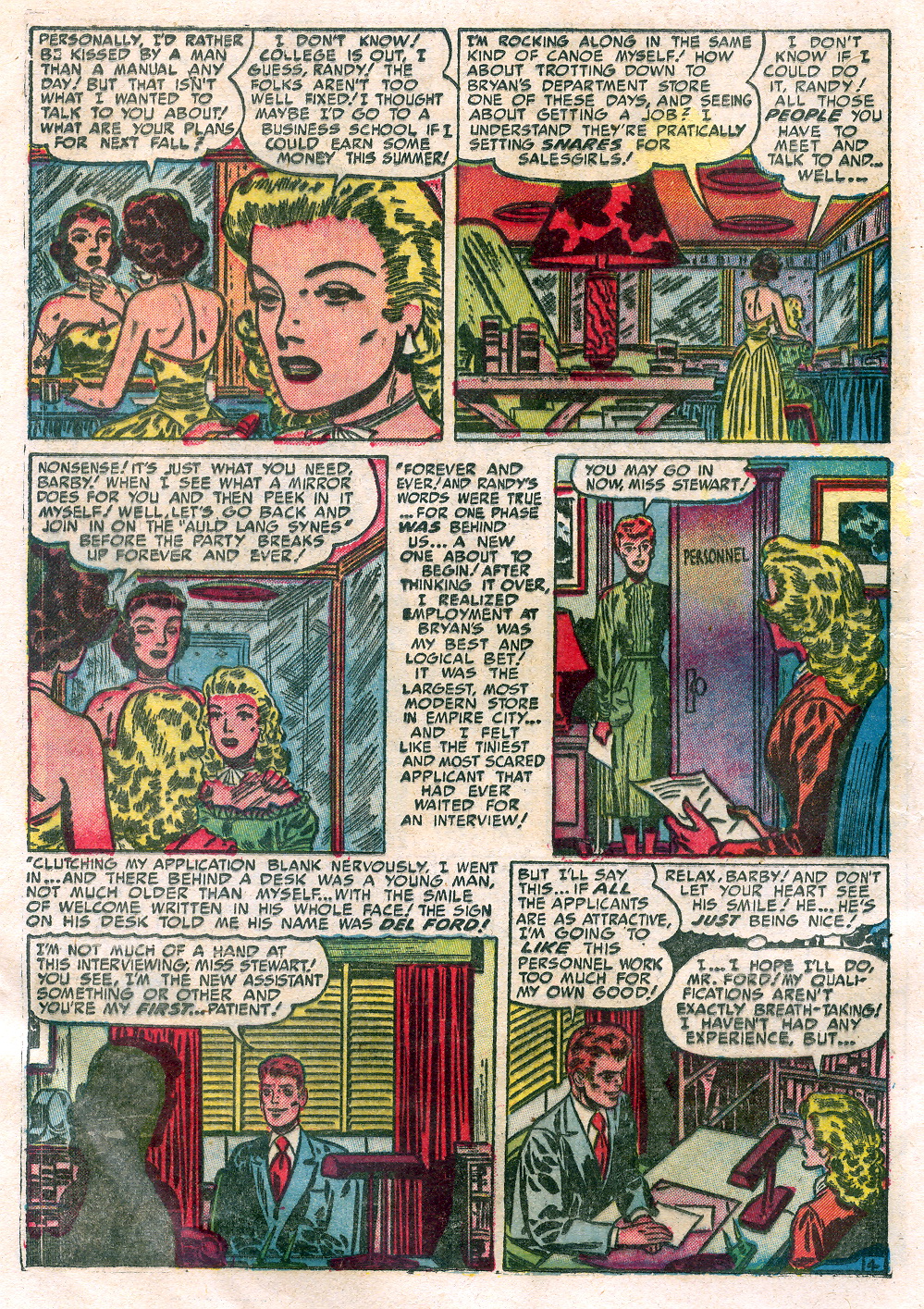 Read online Young Love (1949) comic -  Issue #28 - 6