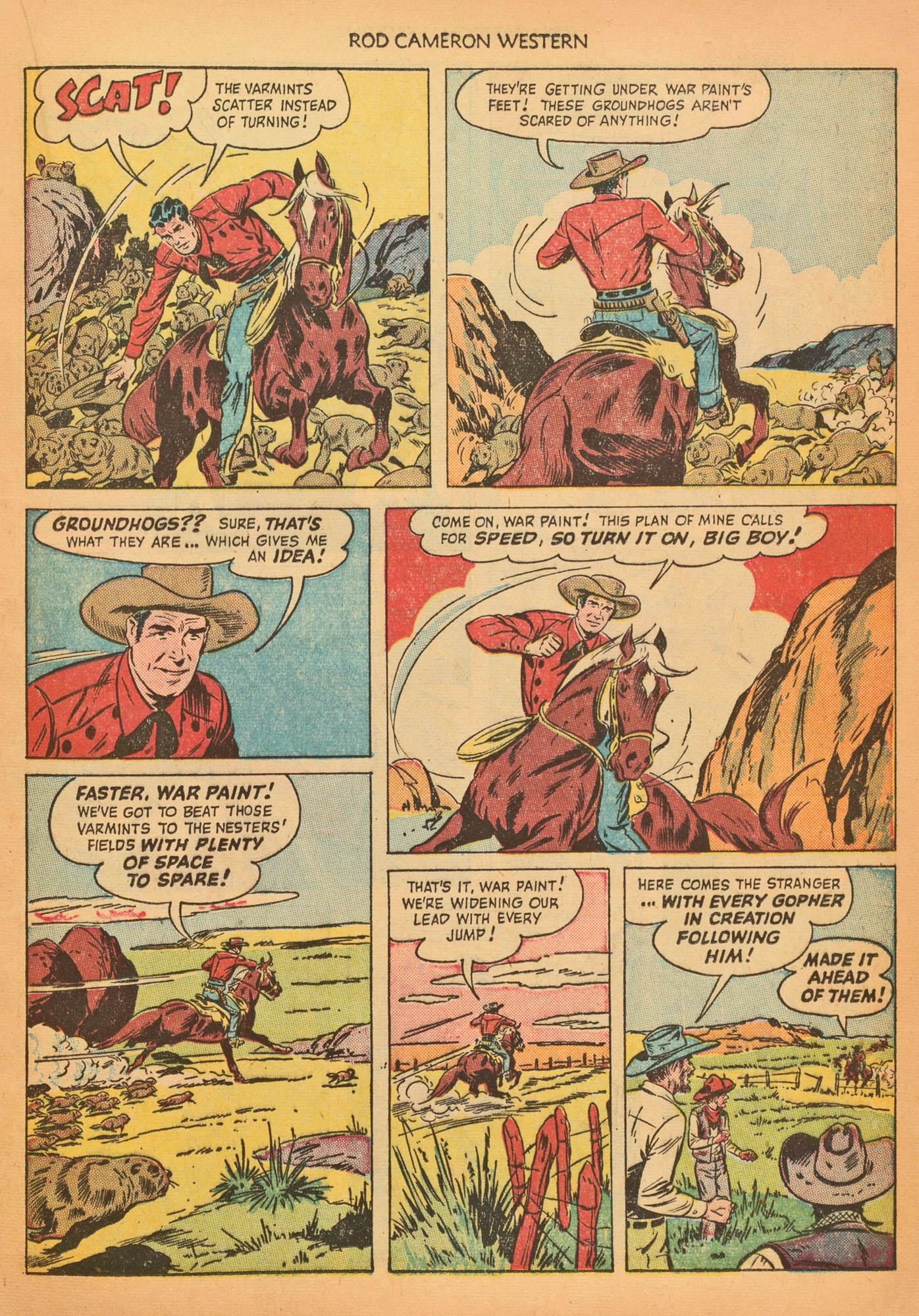 Read online Rod Cameron Western comic -  Issue #2 - 17